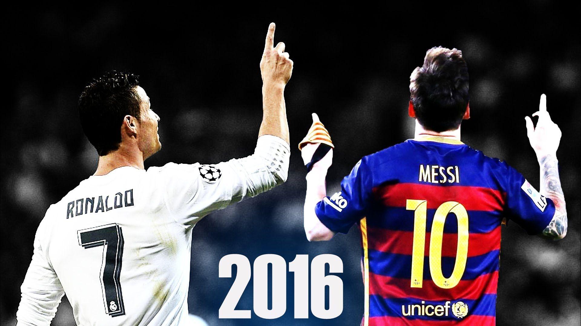 Cristiano Ronaldo Vs Lionel Messi 2016 Wallpaper