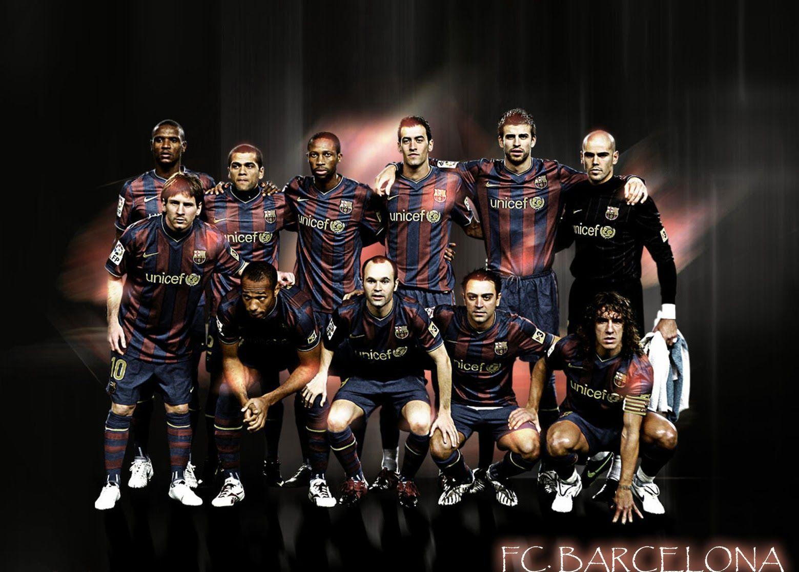 FC Barcelona Players Wallpaper