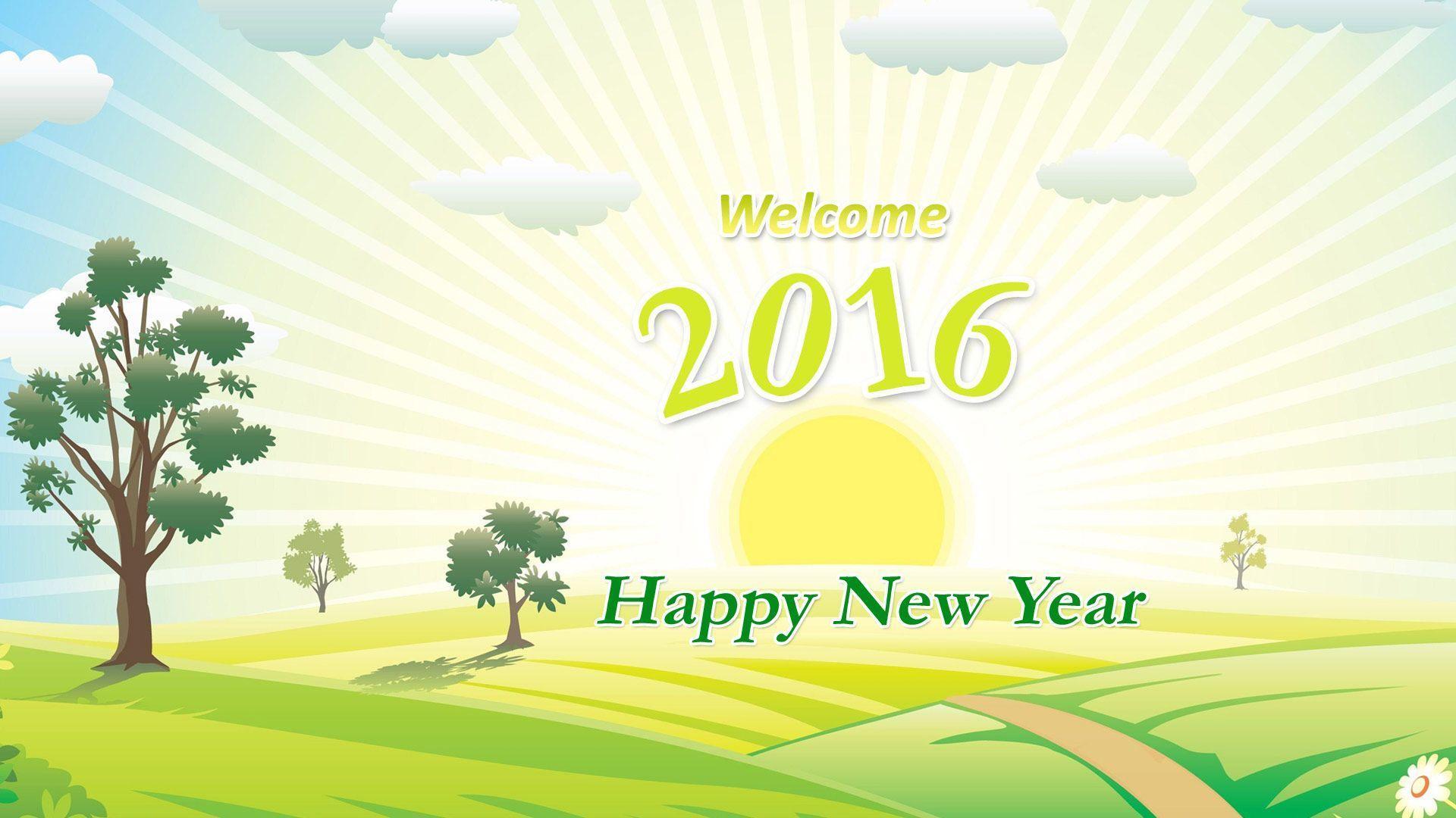 Happy New Year welcome 2016 wallpaper