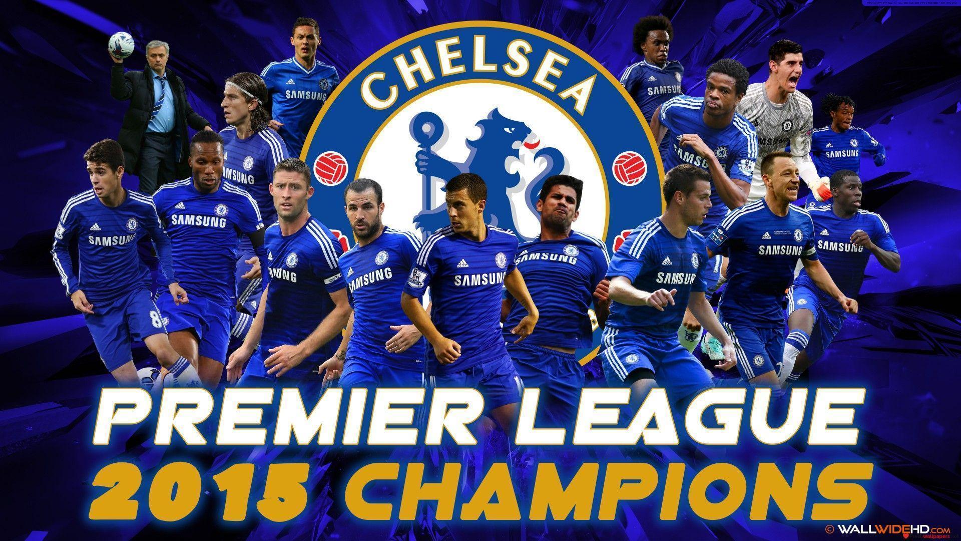 Chelsea FC 2014 2015 Barclays Premier League Champions Wallpaper