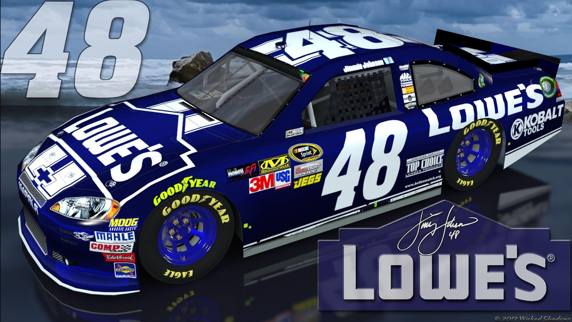 Wallpapers By Wicked Shadows: Jimmie Johnson Lowes 48 Brighter