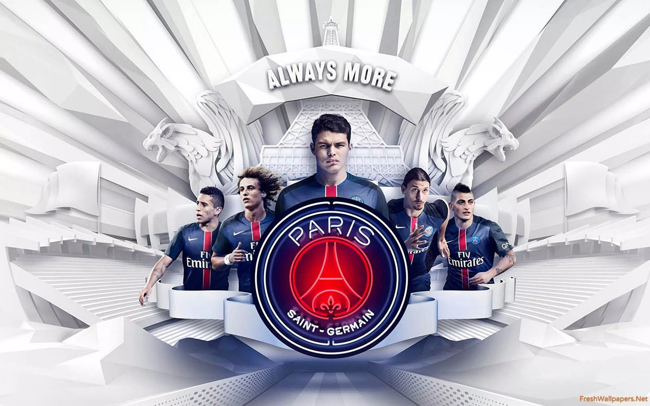 Paris Saint Germain 2015 2016 Nike Home Kit Wallpaper