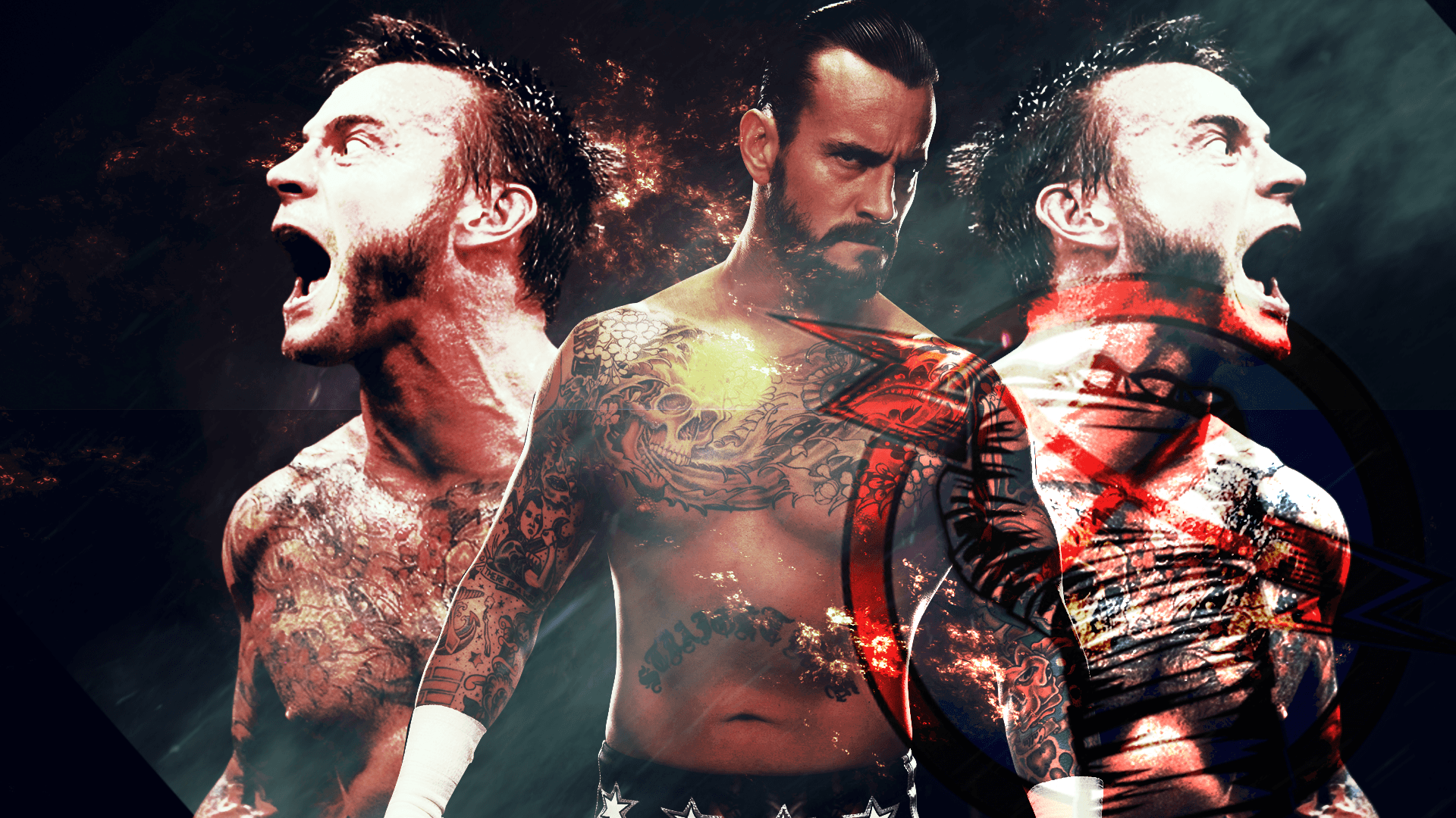 WWE Custom CM Punk Wallpaper 2016