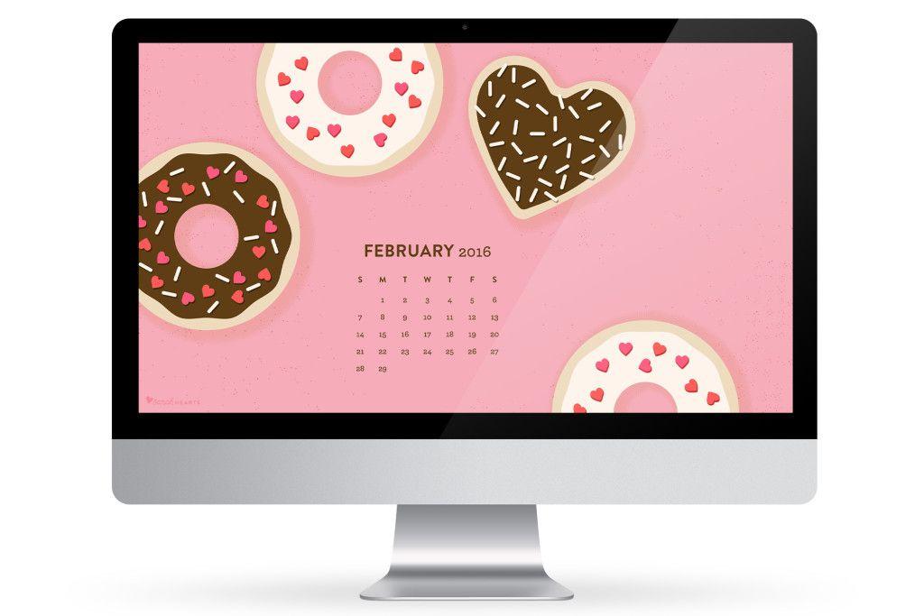 Desktop Wallpaper Calendar February 2016