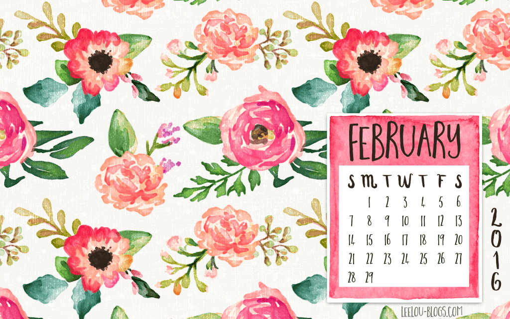 February Desktop and Mobile Background
