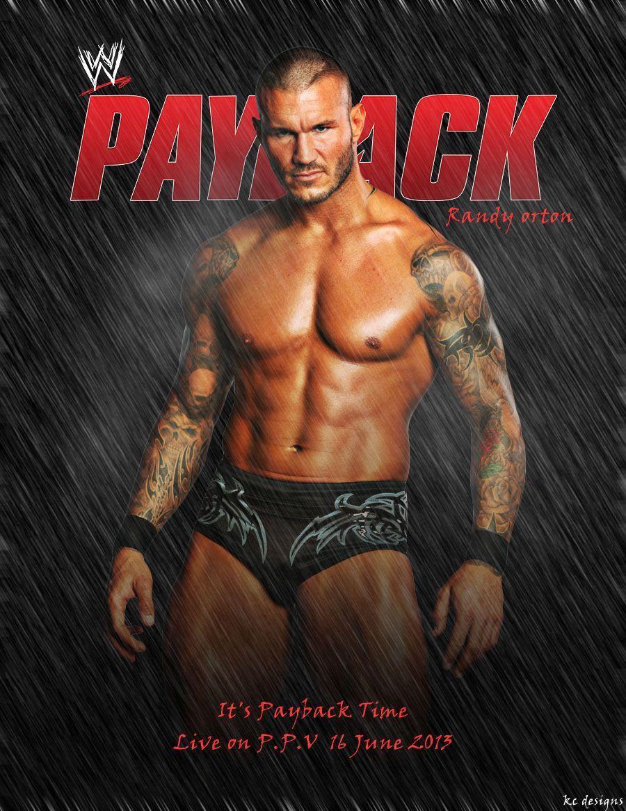 WWE Payback Poster Featuring Randy Orton by KCWallpapers.