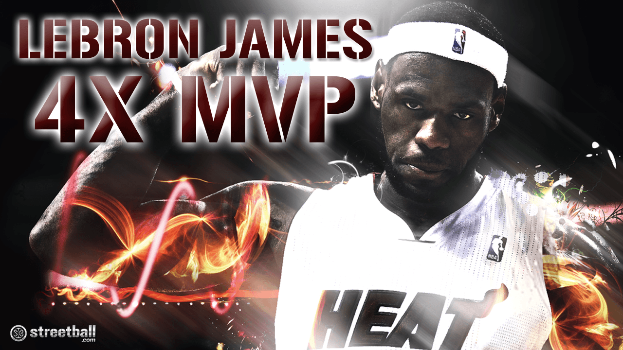 LeBron James 4X MVP