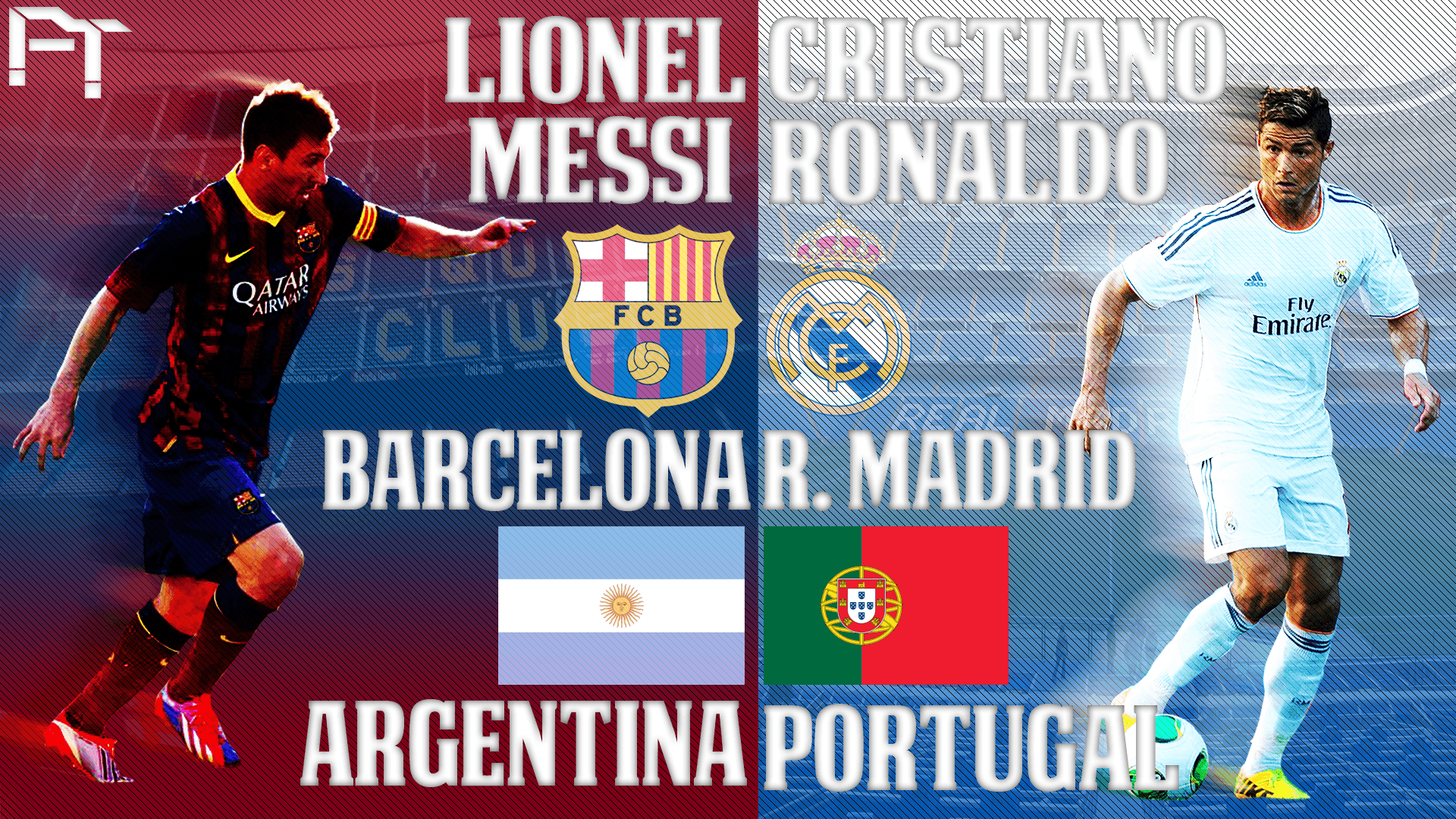 Ronaldo vs Messi HD Image