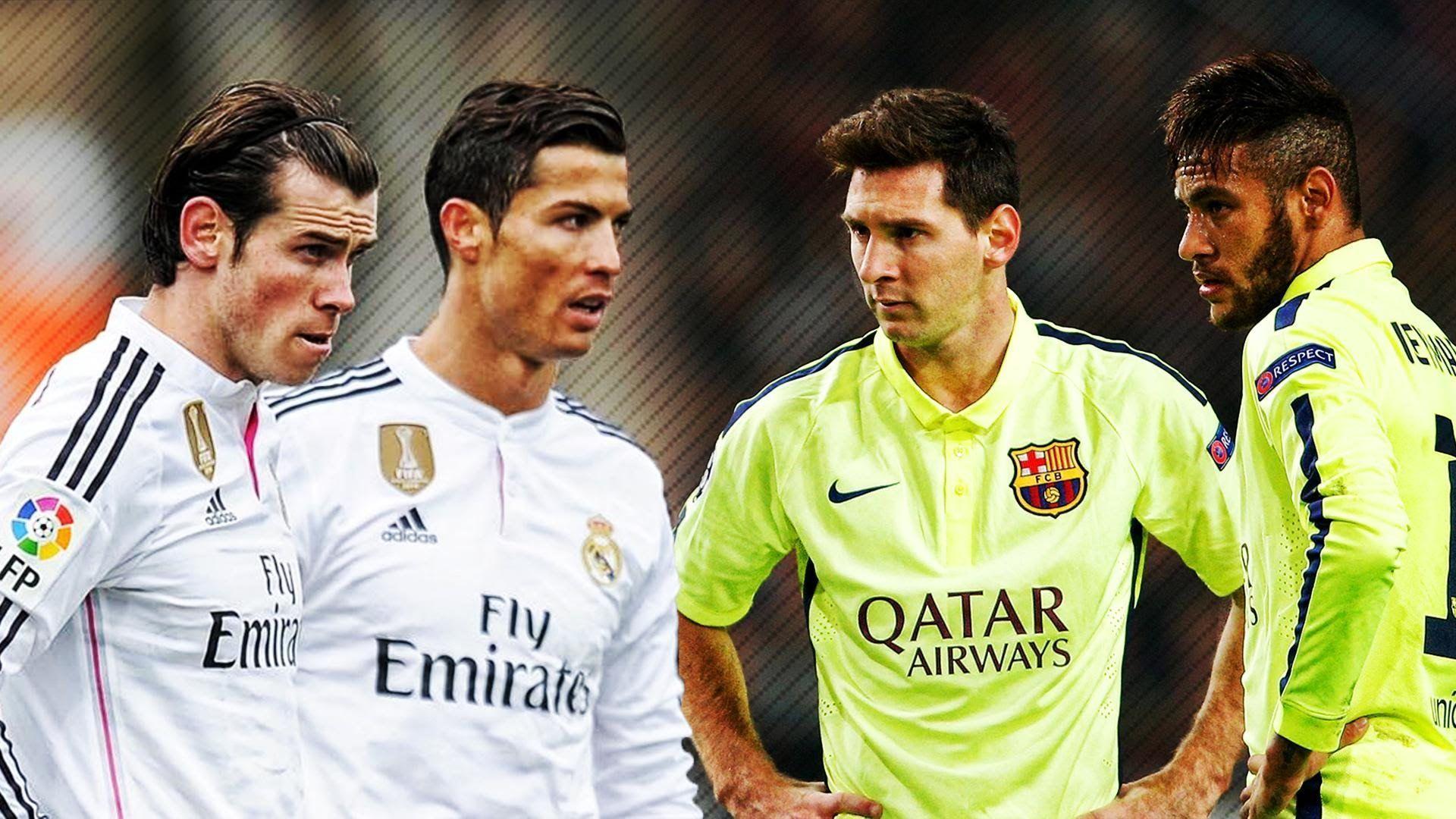 Lionel Messi & Neymar vs Ronaldo & Bale 2015 ● Skills & Goals