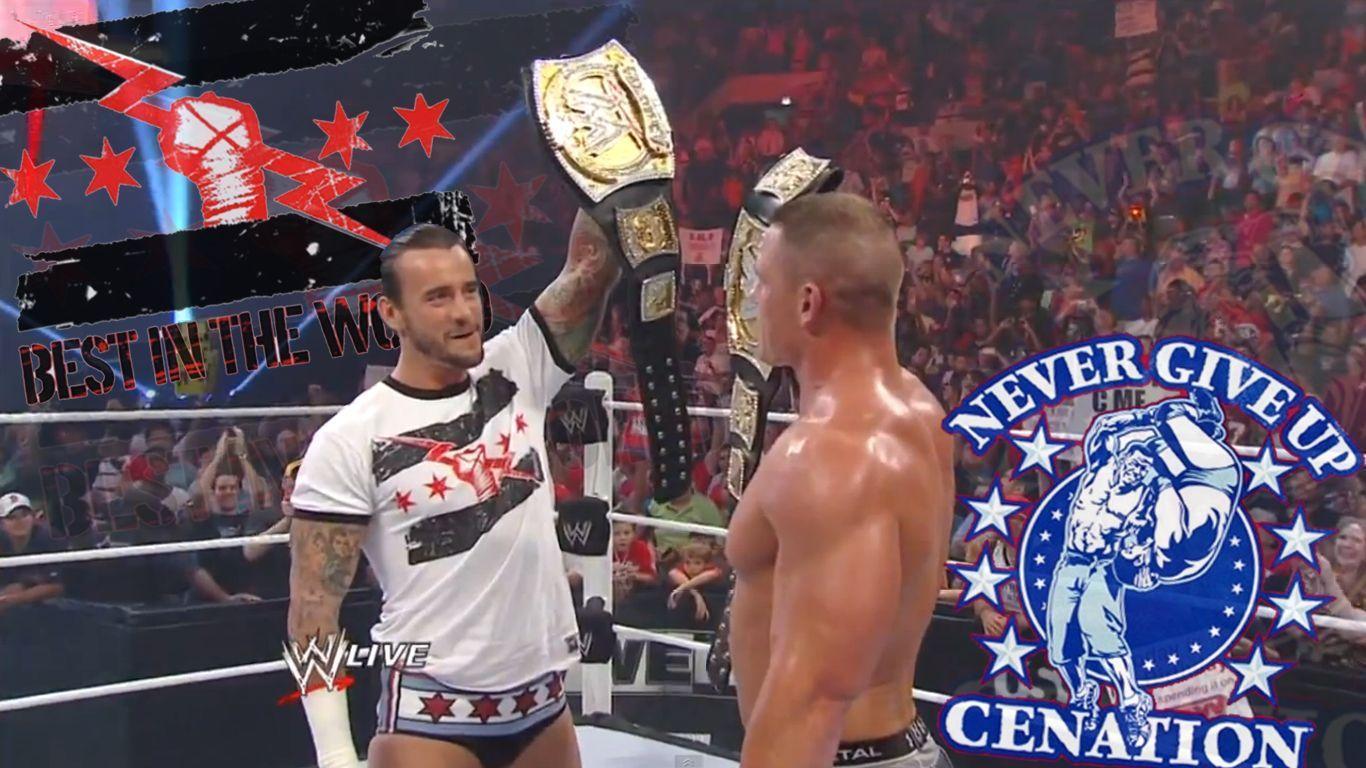 CM Punk and John Cena Collide