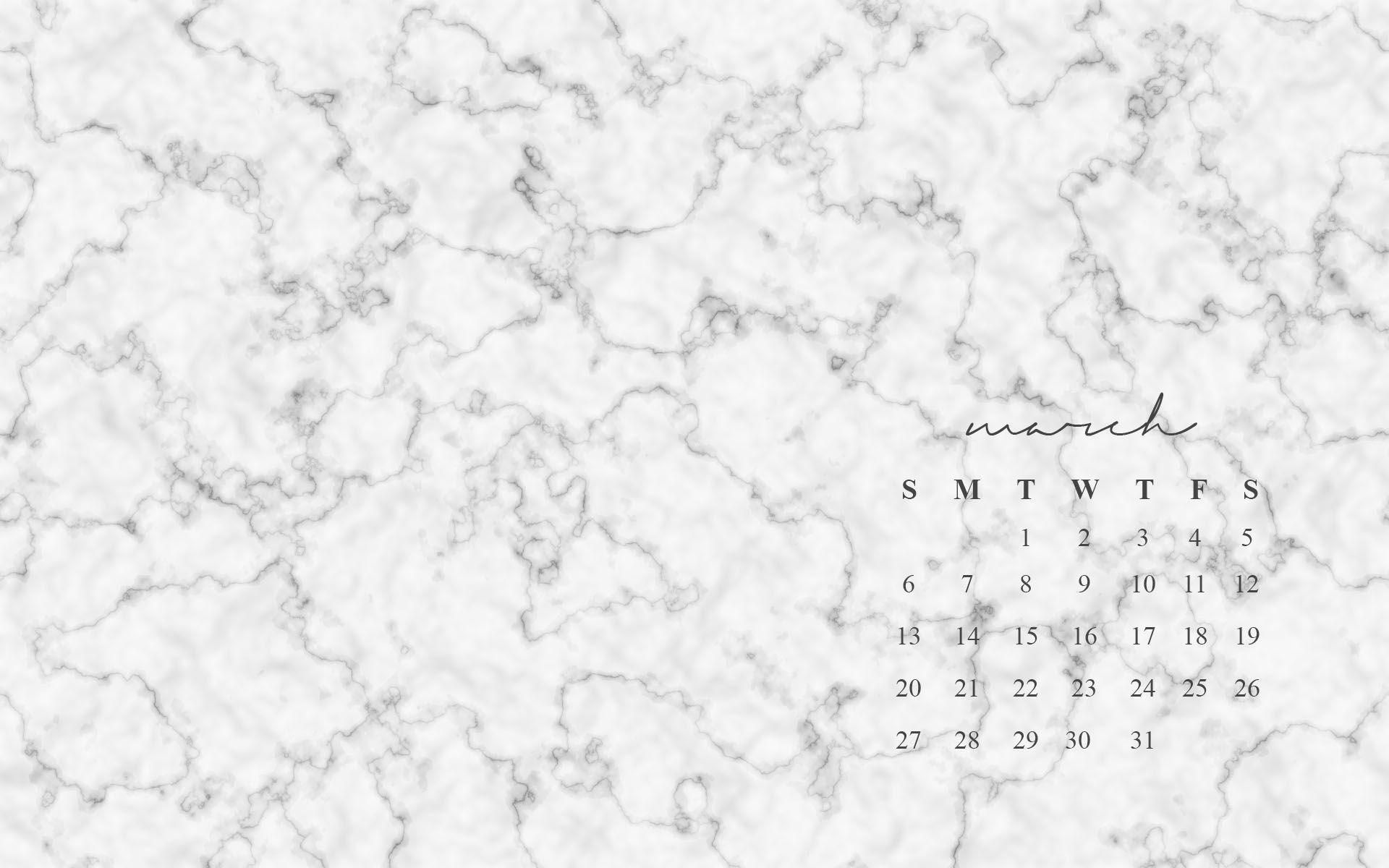 Free March Desktop Wallpaper and the Chic