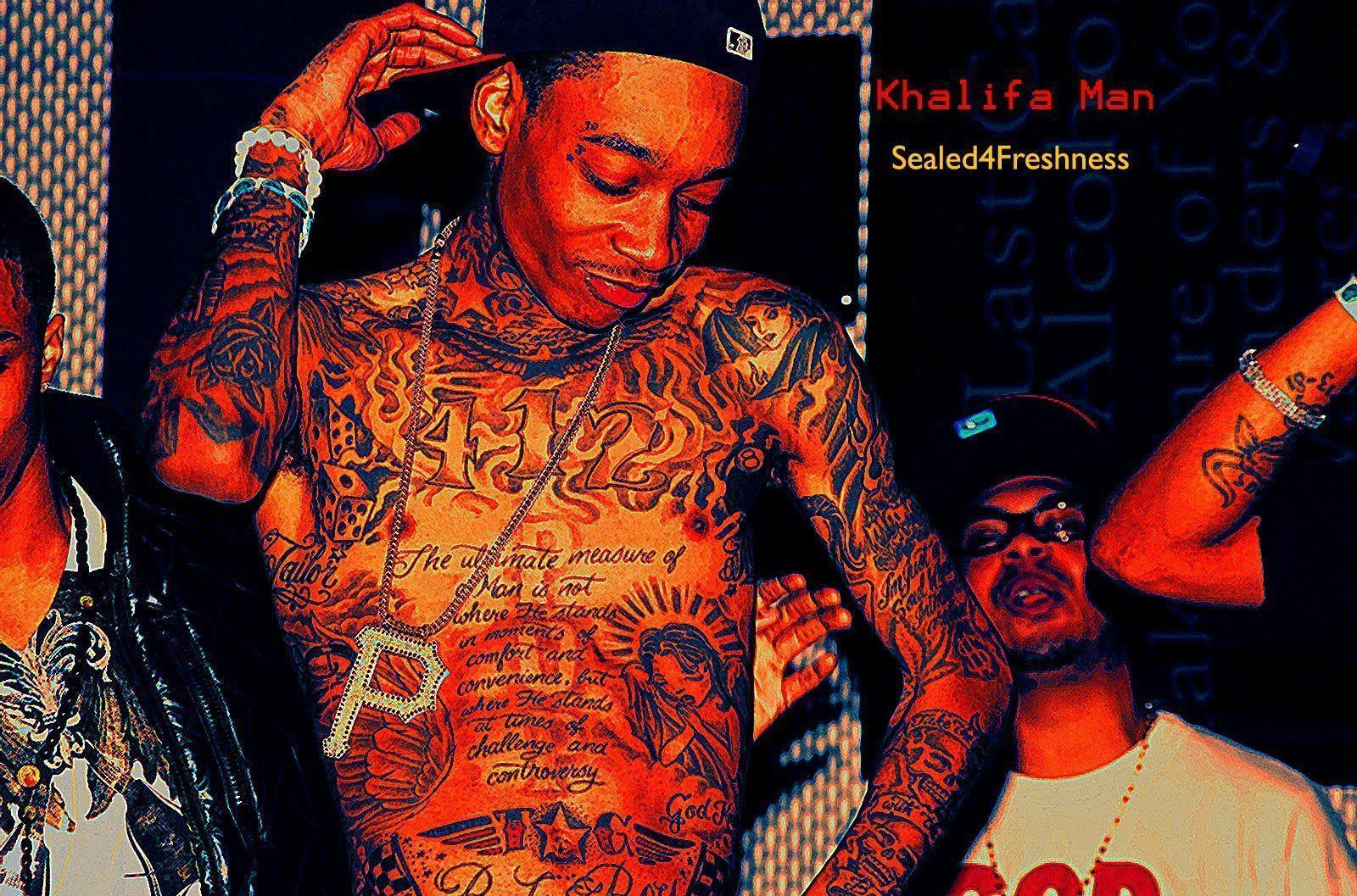 Wiz Khalifa Tattoos Pictures