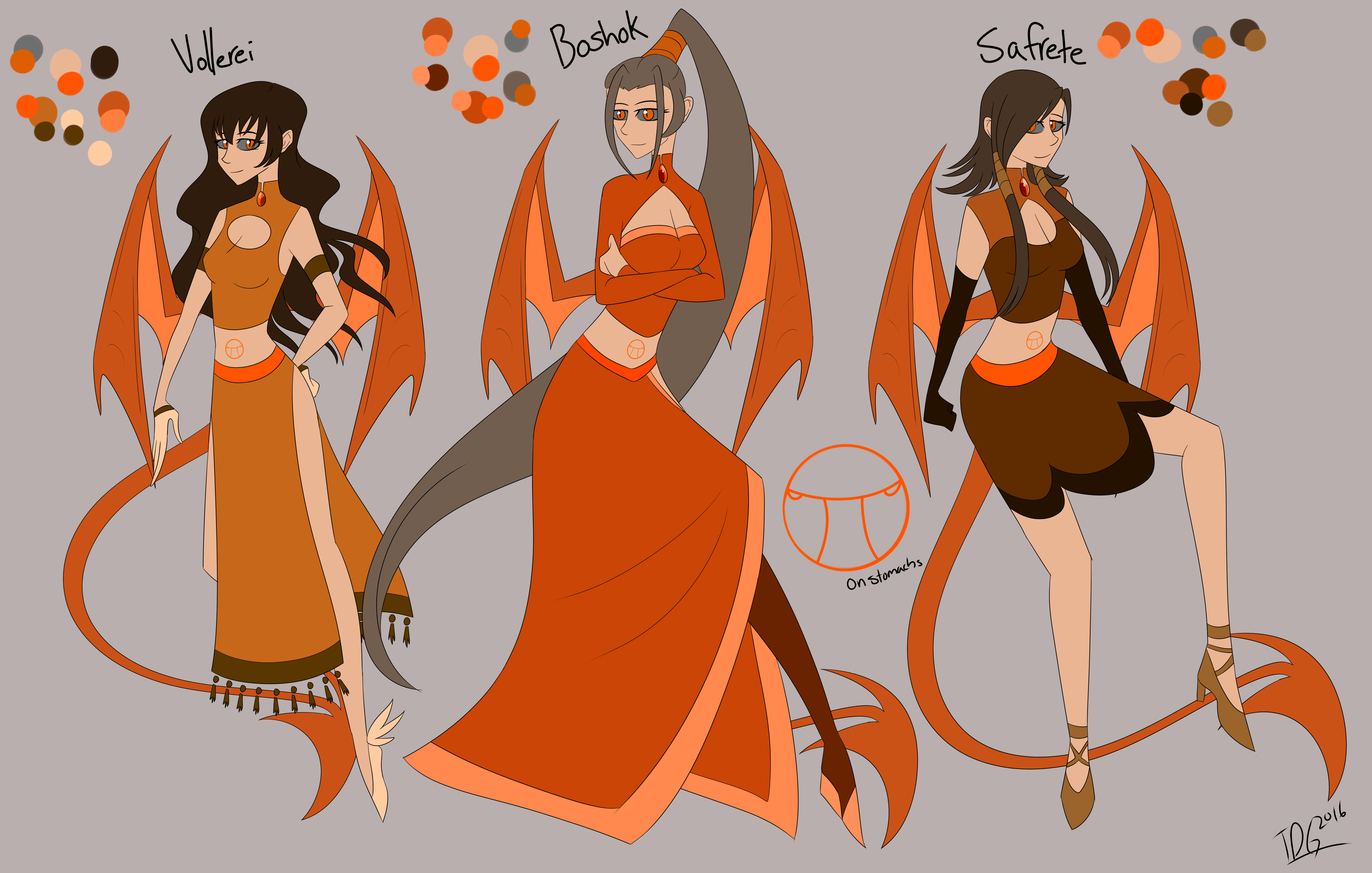 Gluttony Sisters Ref By TDG Arts