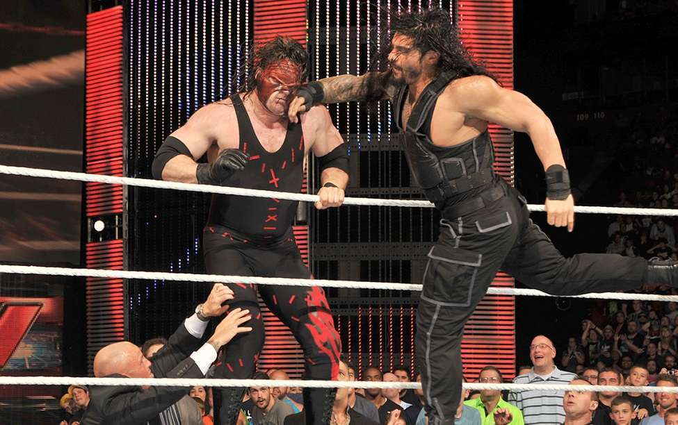 Wwe Roman Reigns Vs Kane Wallpaper