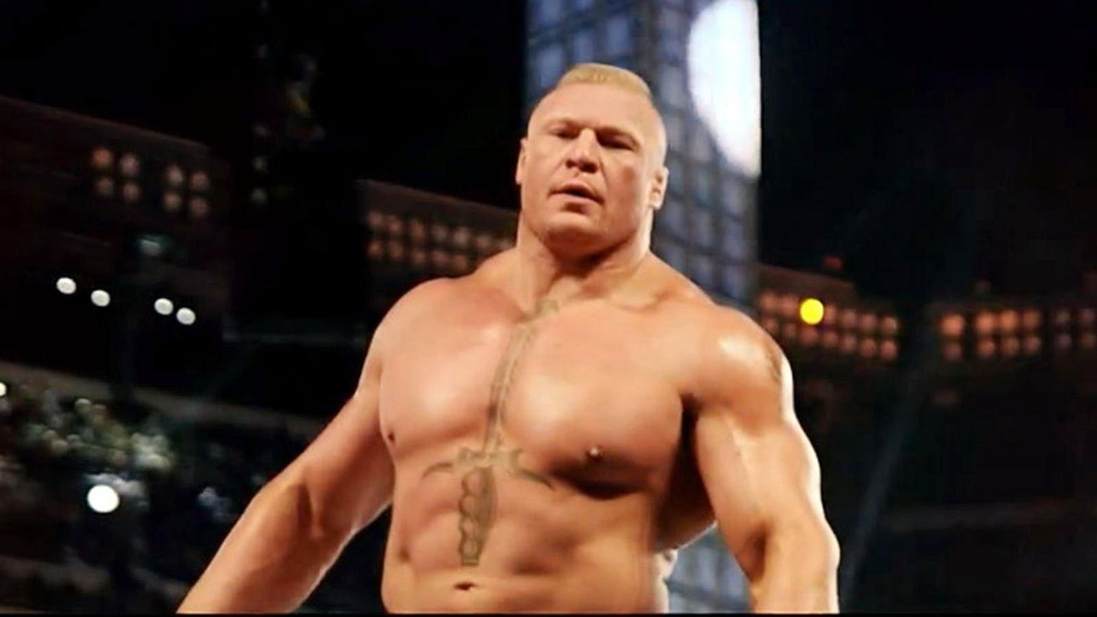 brock lesnar in smack down HD Wallpaper