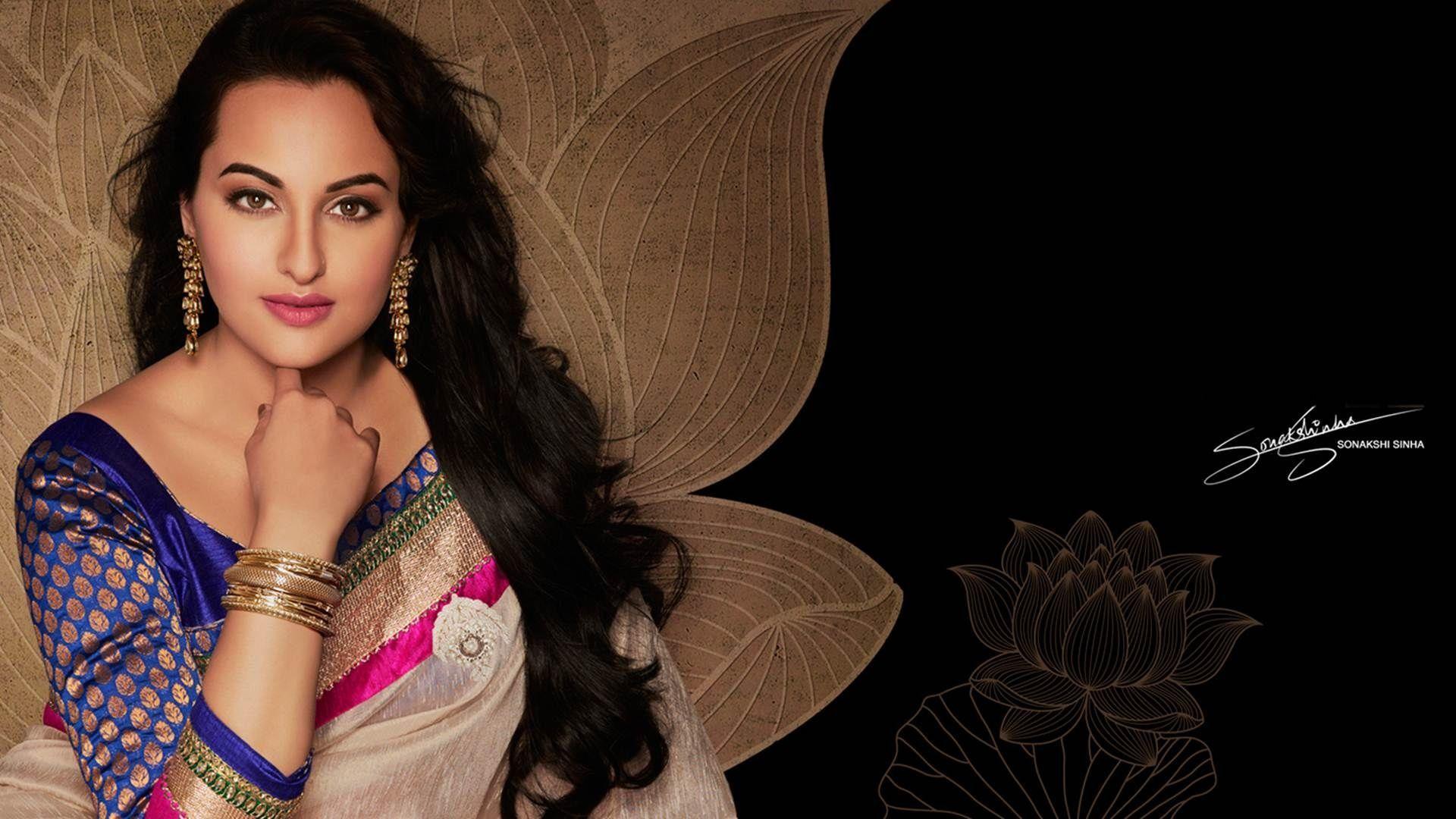 Sonakshi Sinha Bollywood Actress With Red Lips Wide High
