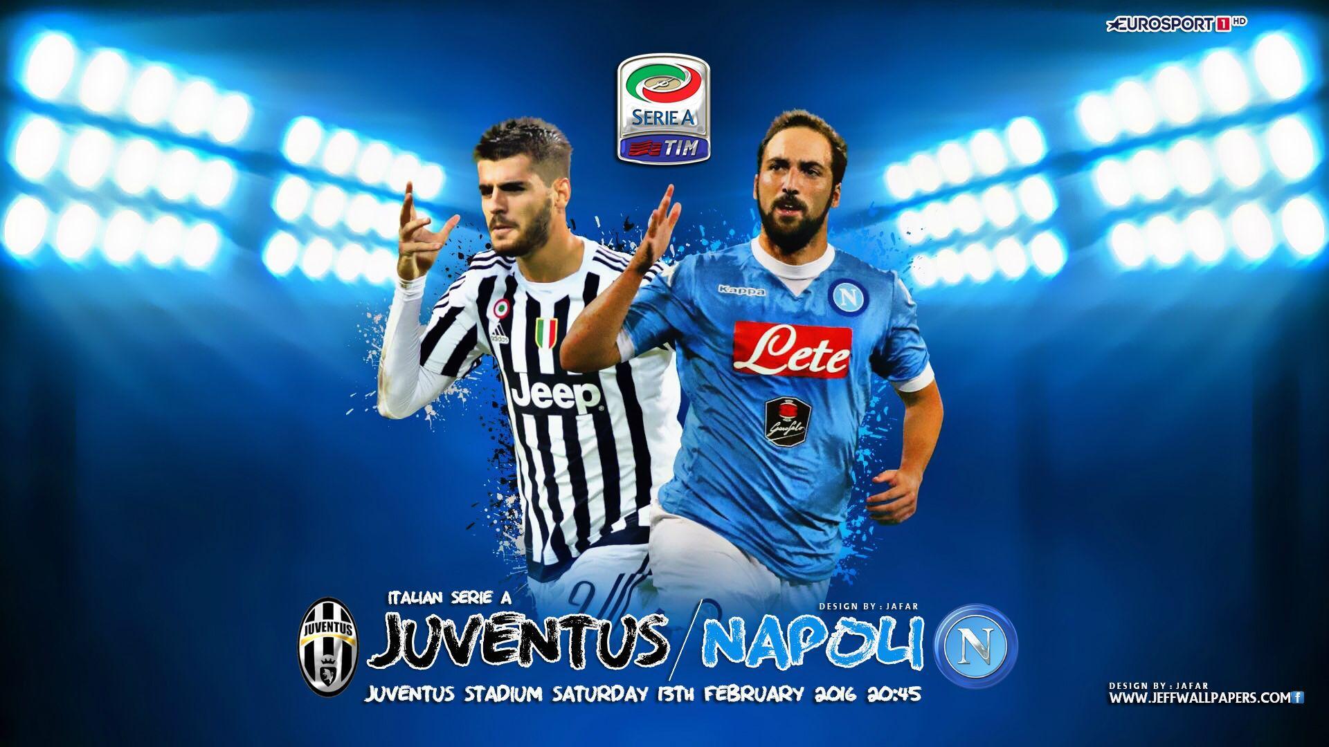 Juventus FC vs SSC Napoli 2016 Serie A HD Wallpaper free desktop