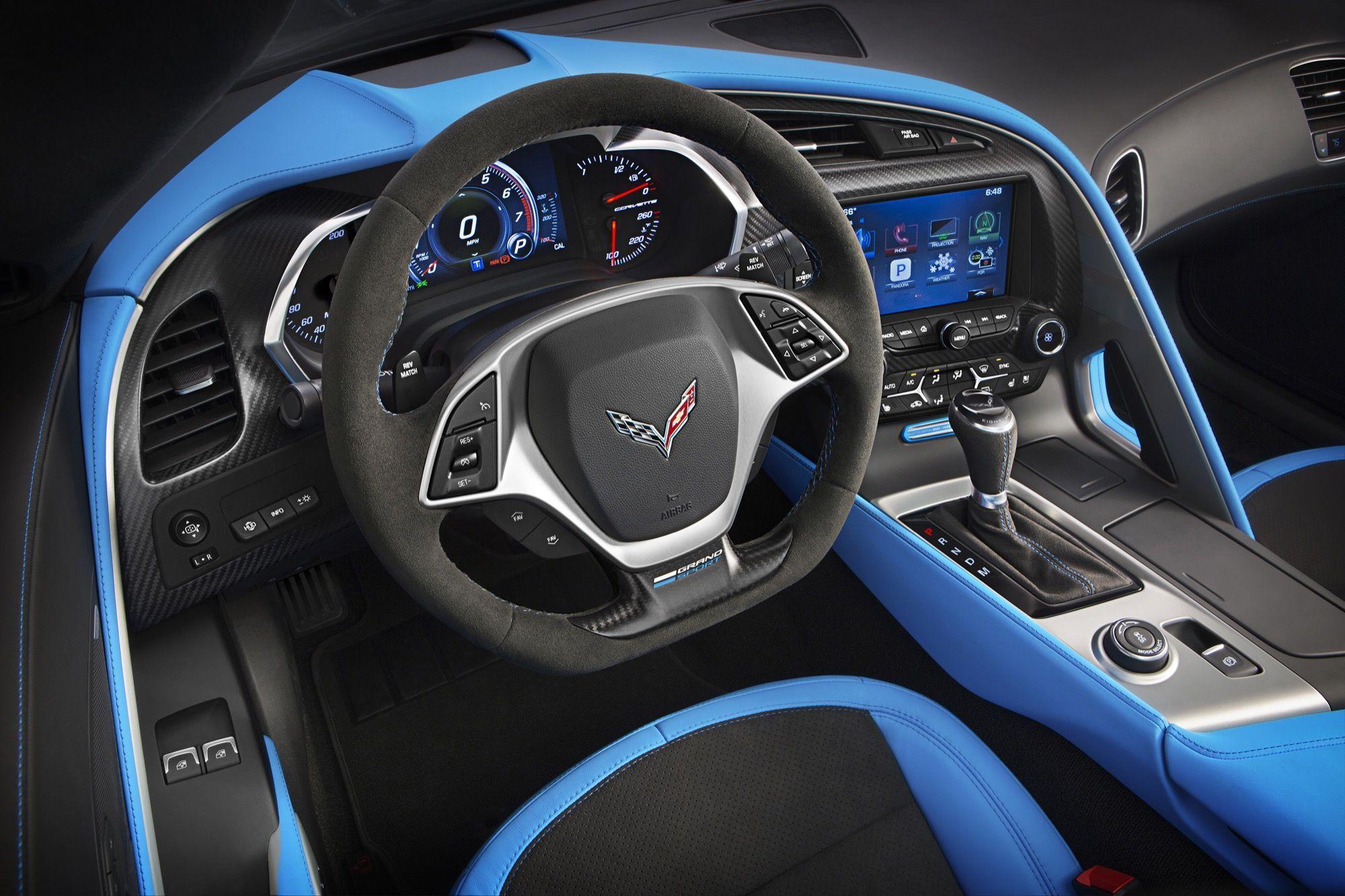 Corvette C7 Grand Sport Interior 2016 Wallpaper Background