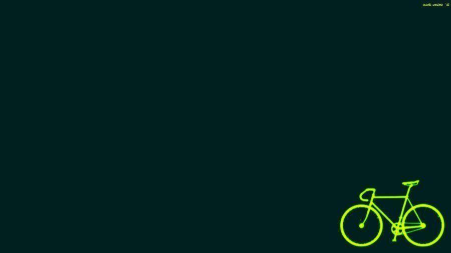 neon yellow fixie wallpaper