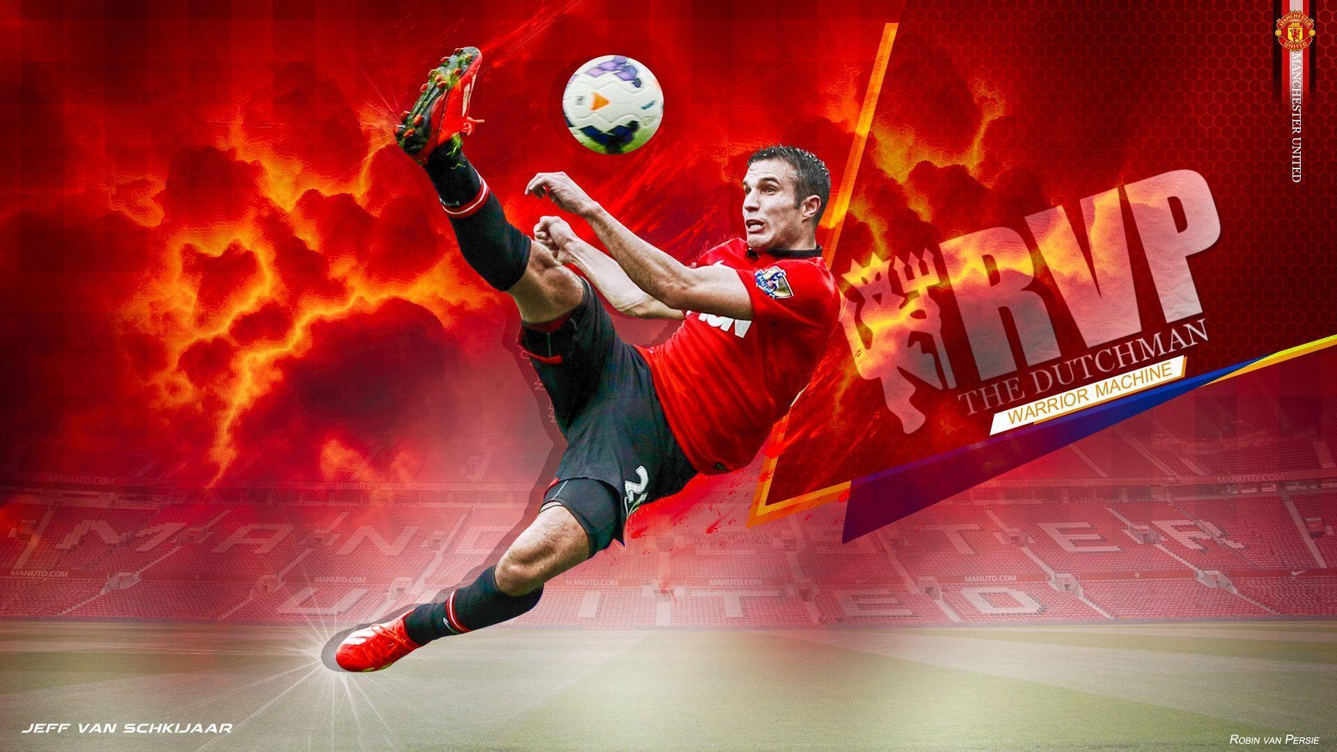 Robin Van Persie Manchester United Wallpaper Wallpaper