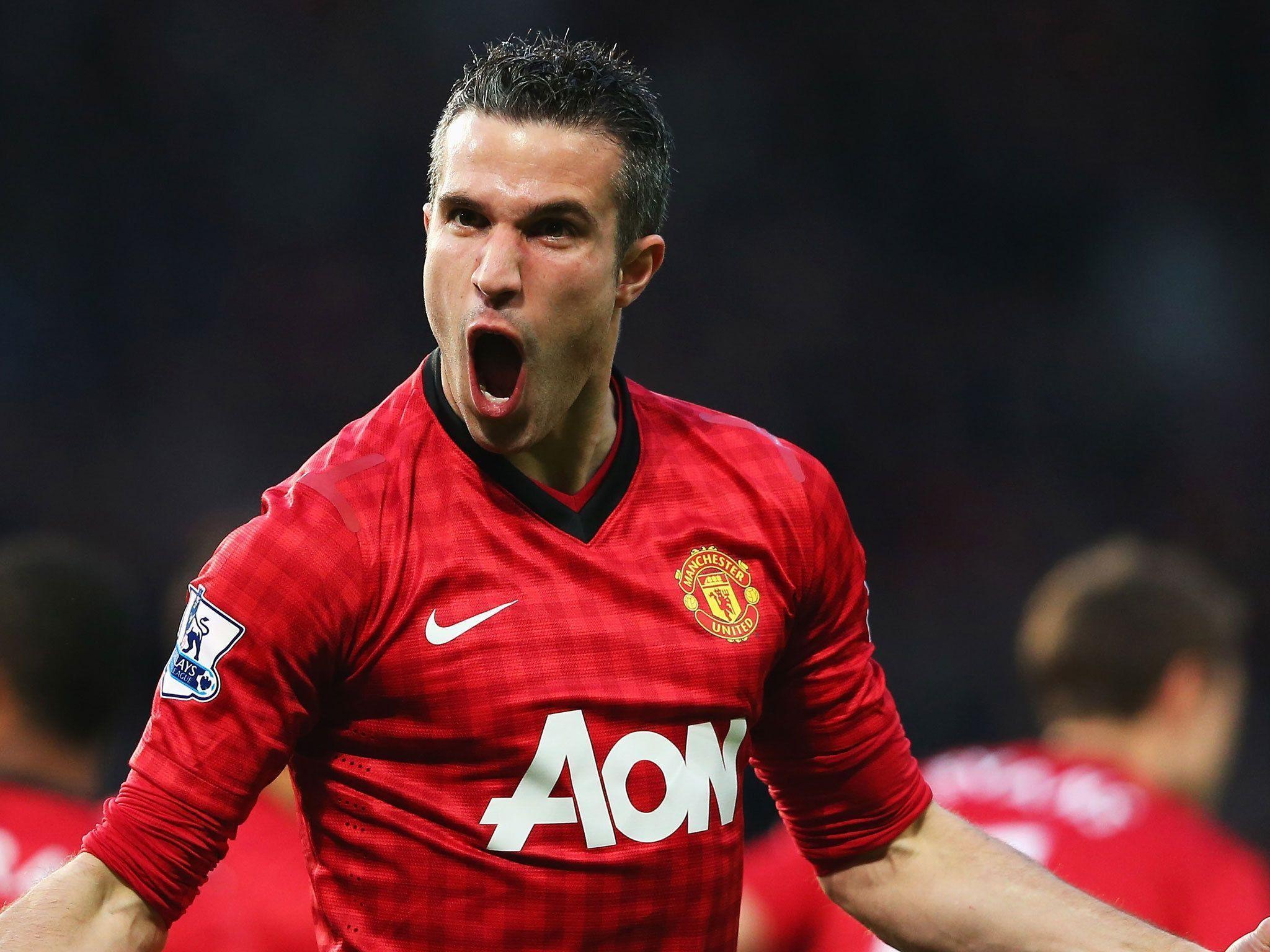 The attacker number 20 of Manchester United Robin van Persie