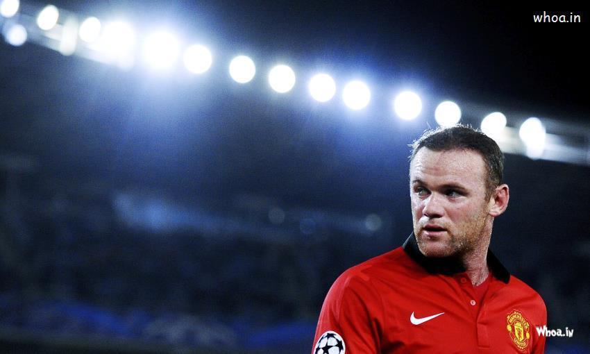 Manchester Of United Wayne Rooney Black And White HD Wallpaper