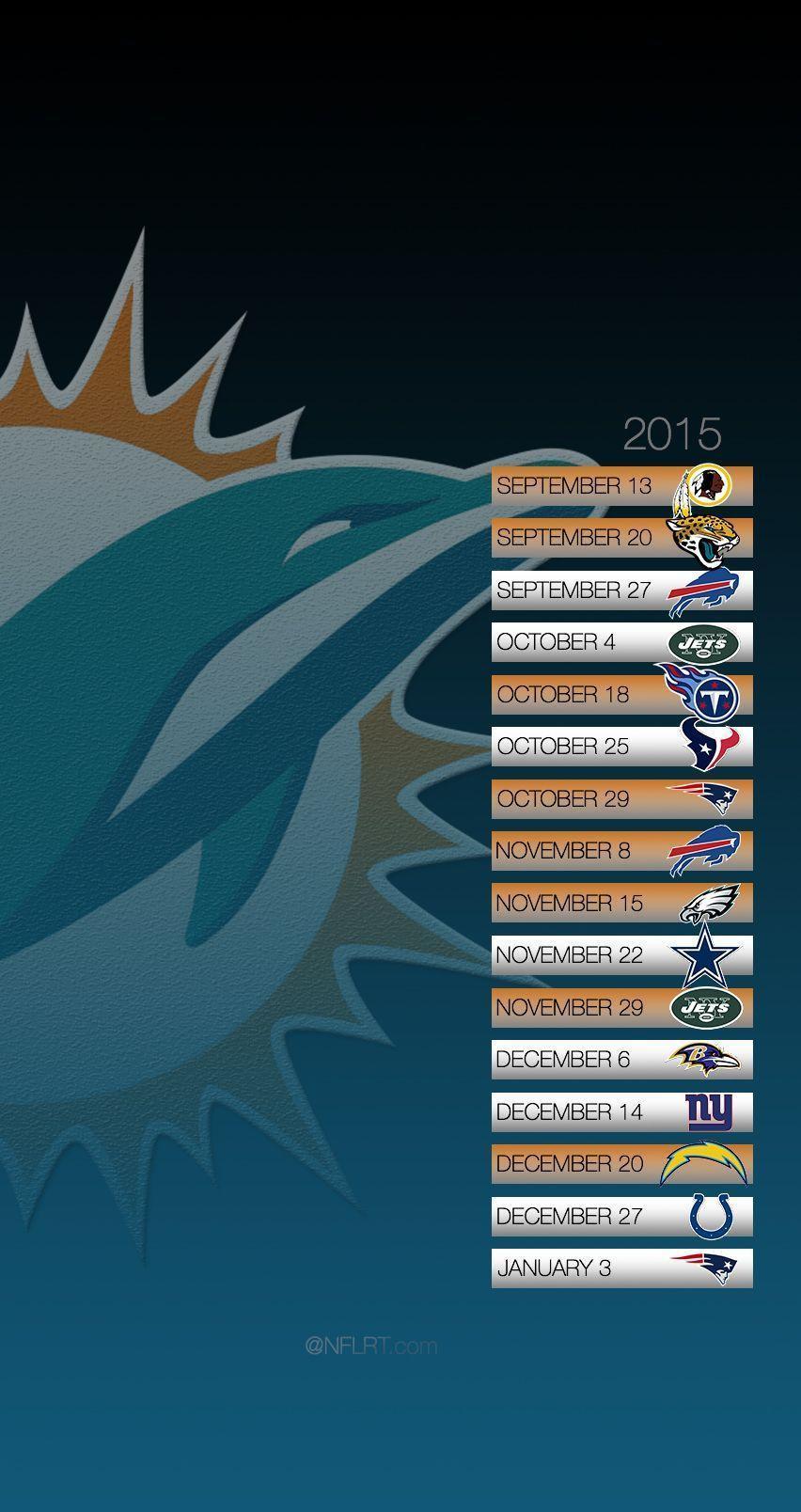 NFL Schedule Wallpaper - @NFLRT