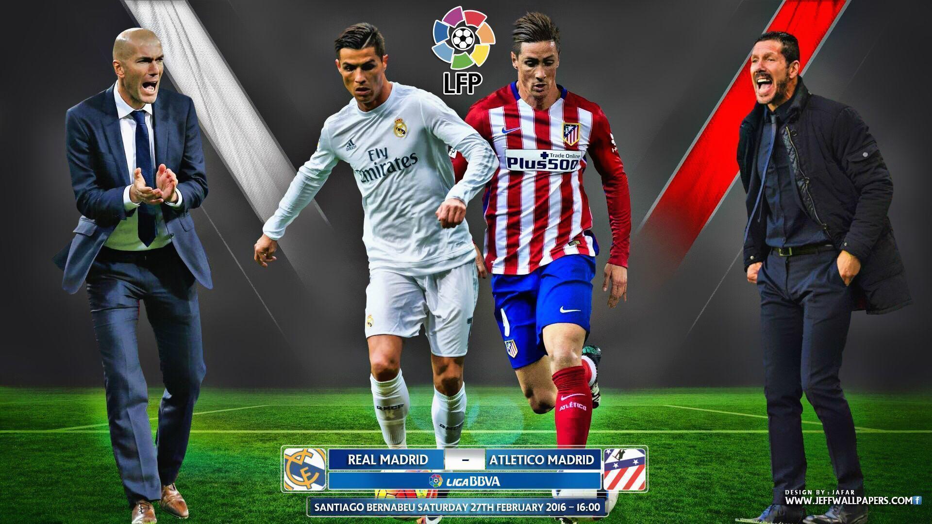 Real Madrid vs Atletico Madrid HD Wallpaper