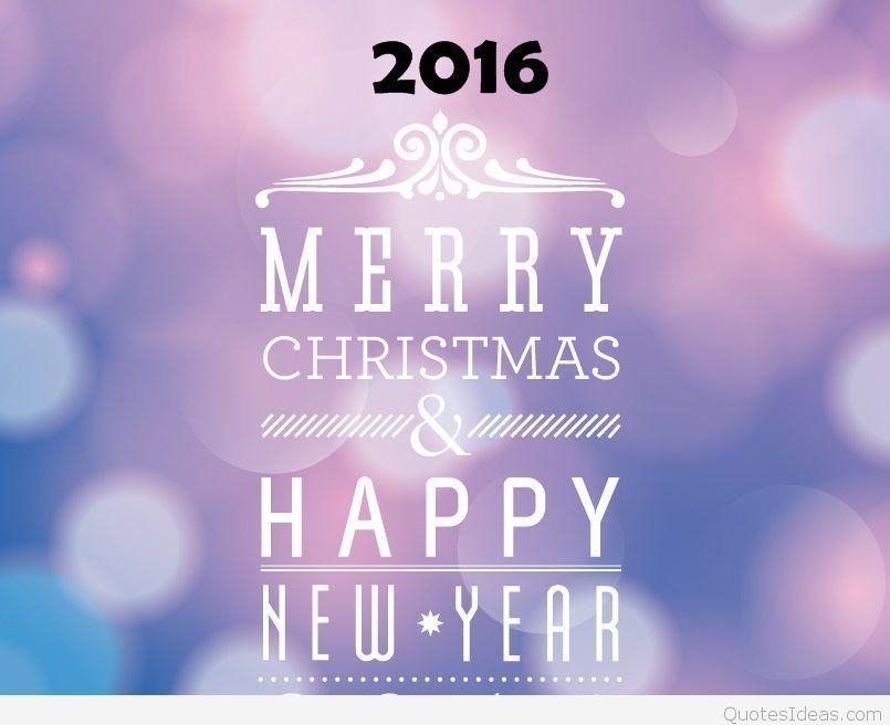 Wallpaper HD Merry Christmas and a Happy new year 2016