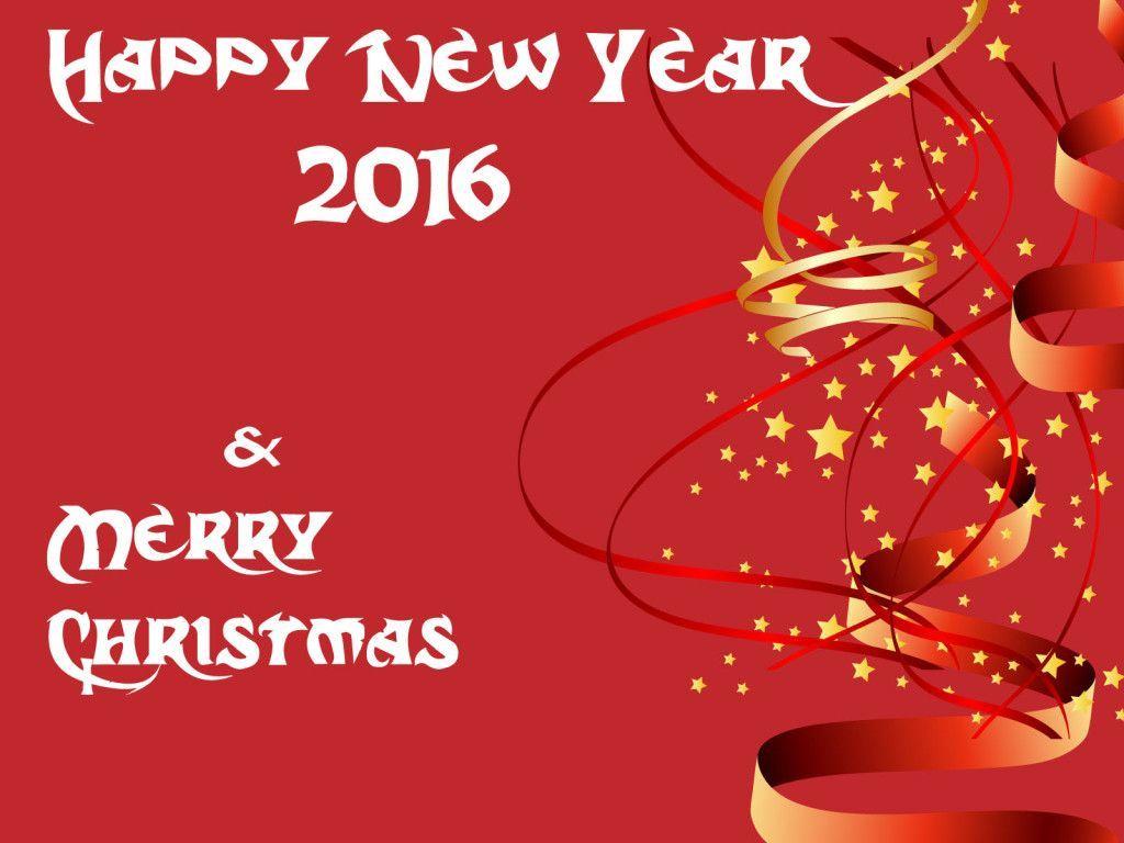 Happy New Year And Christmas Wishes Greetings, Wallpaper, Picture
