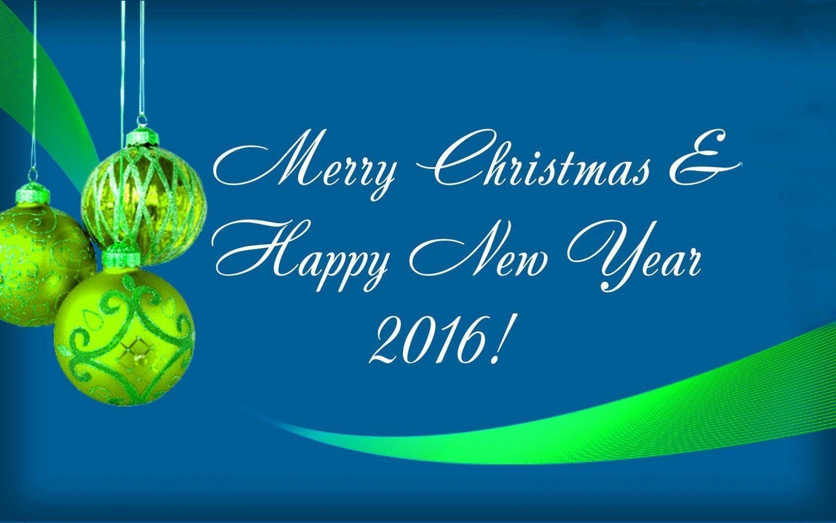Merry Christmas And Happy New Year 2016