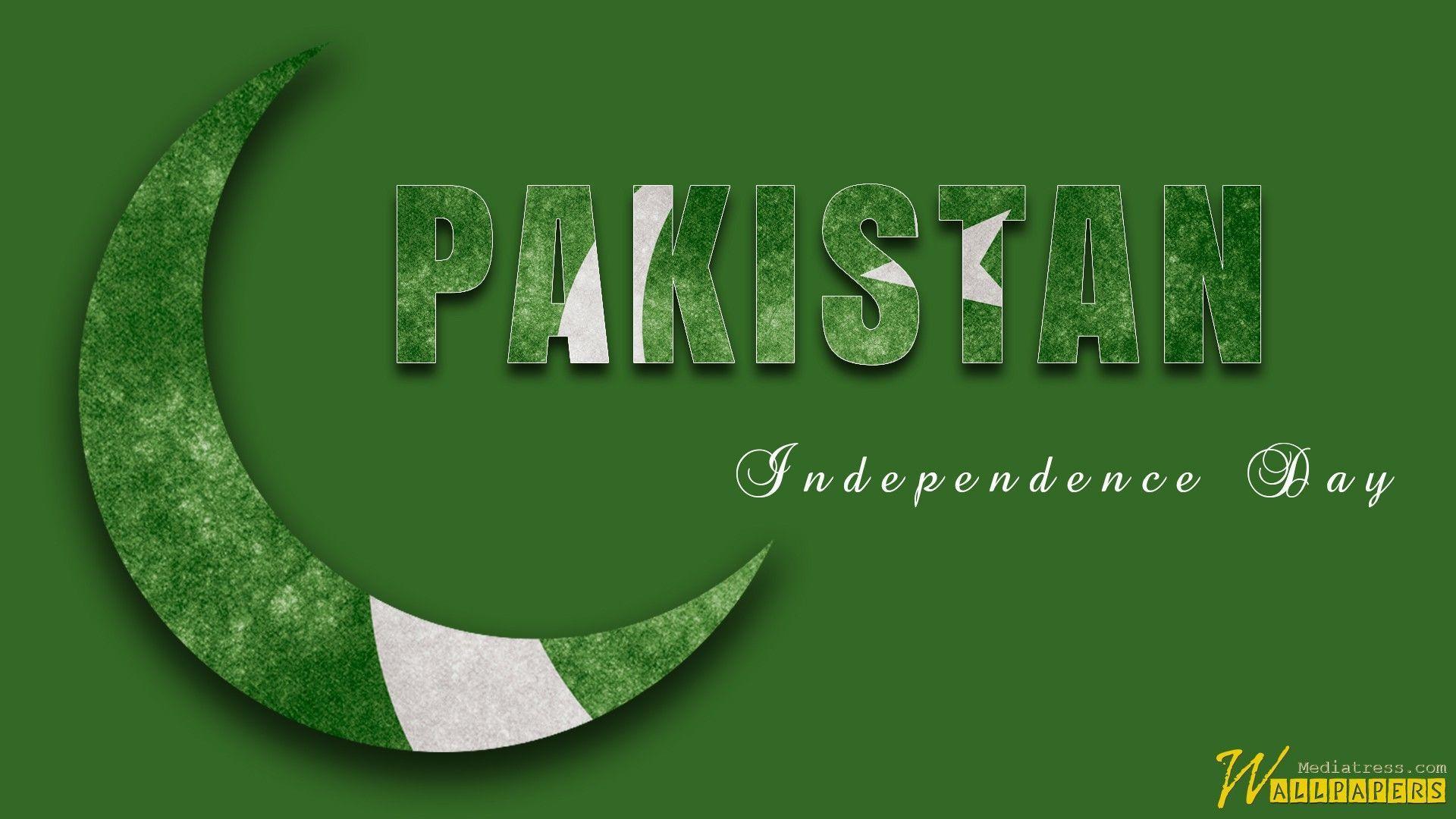 Happy Independence Day Wallpaper With Pakistani Flag