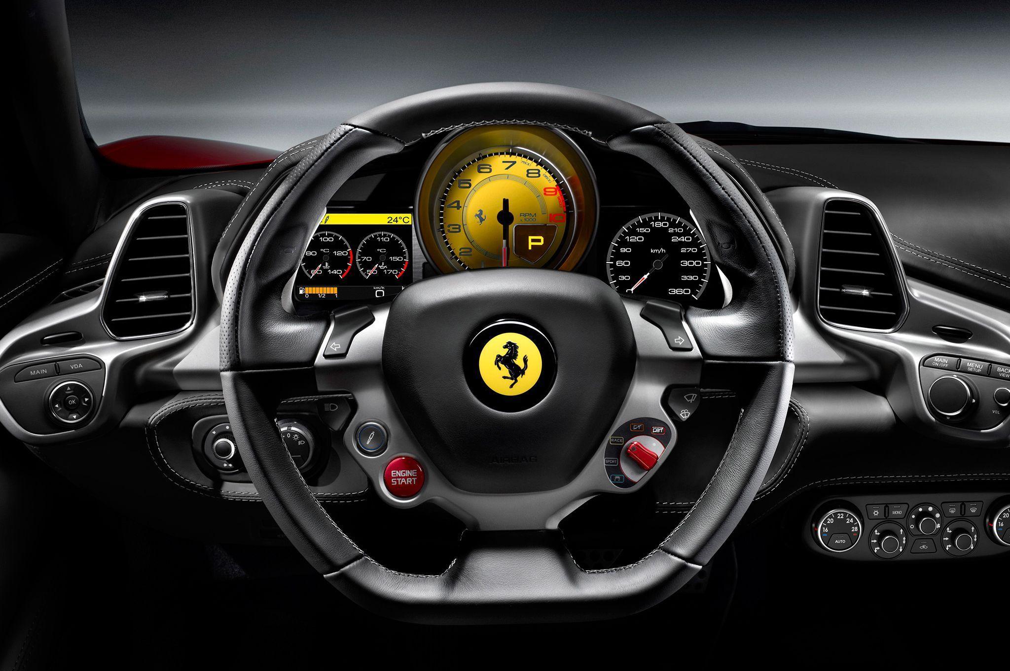Ferrari 458 Italia Black Interior