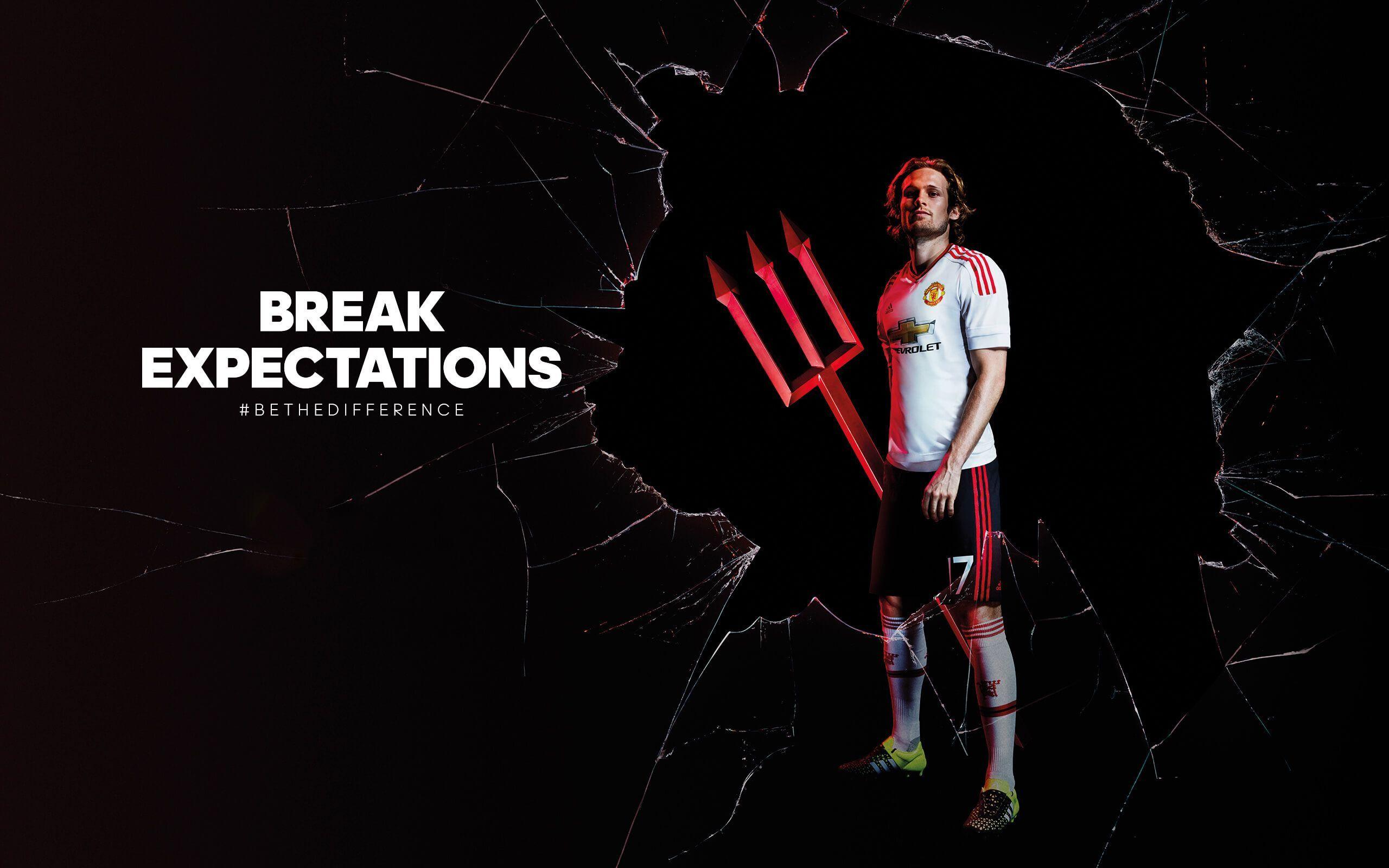 Daley Blind Manchester United 2015 2016 Adidas Away Kit Wallpaper