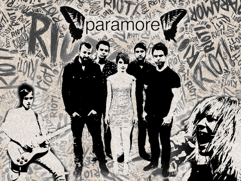 Paramore Background wallpaperx768