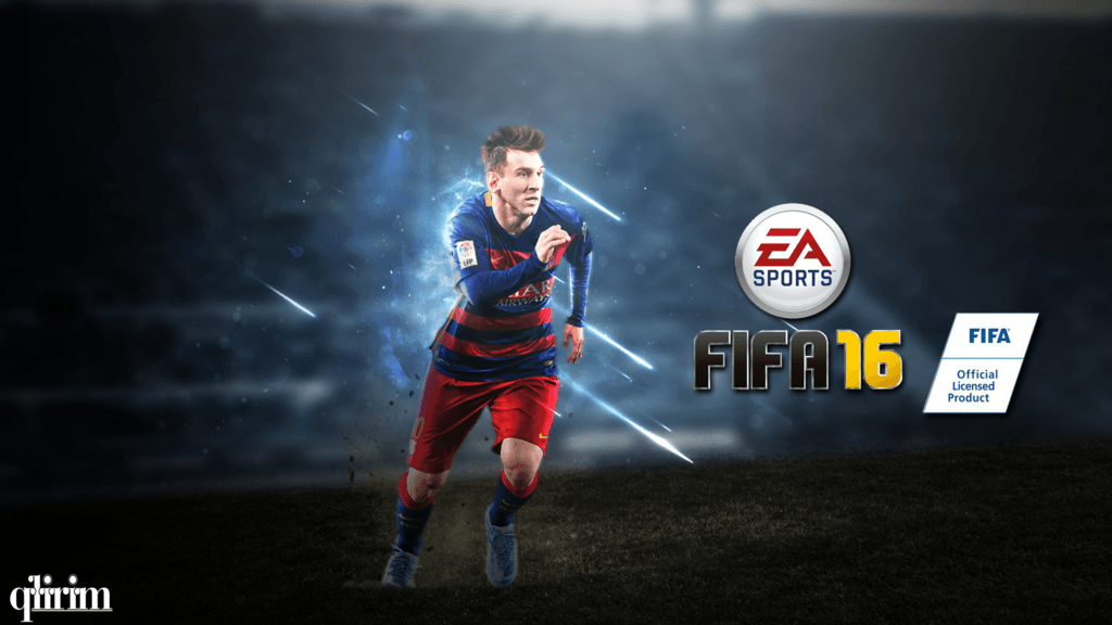 Lionel Messi Fifa 2016 // Wallpapers by QlirimDesign
