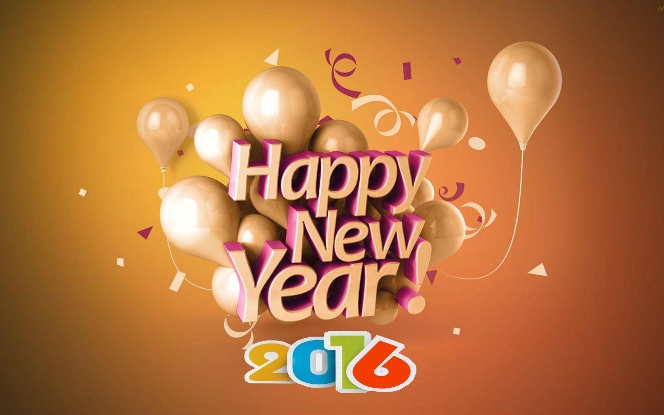 Happy new year wallpaper for 2016