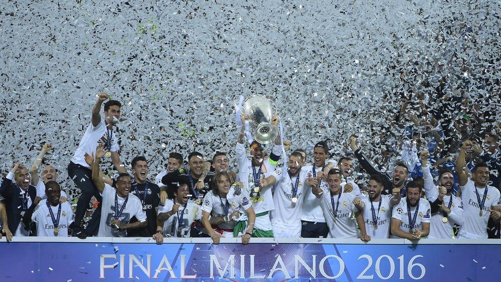 real madrid Trophy Celebration UEFA Champions League