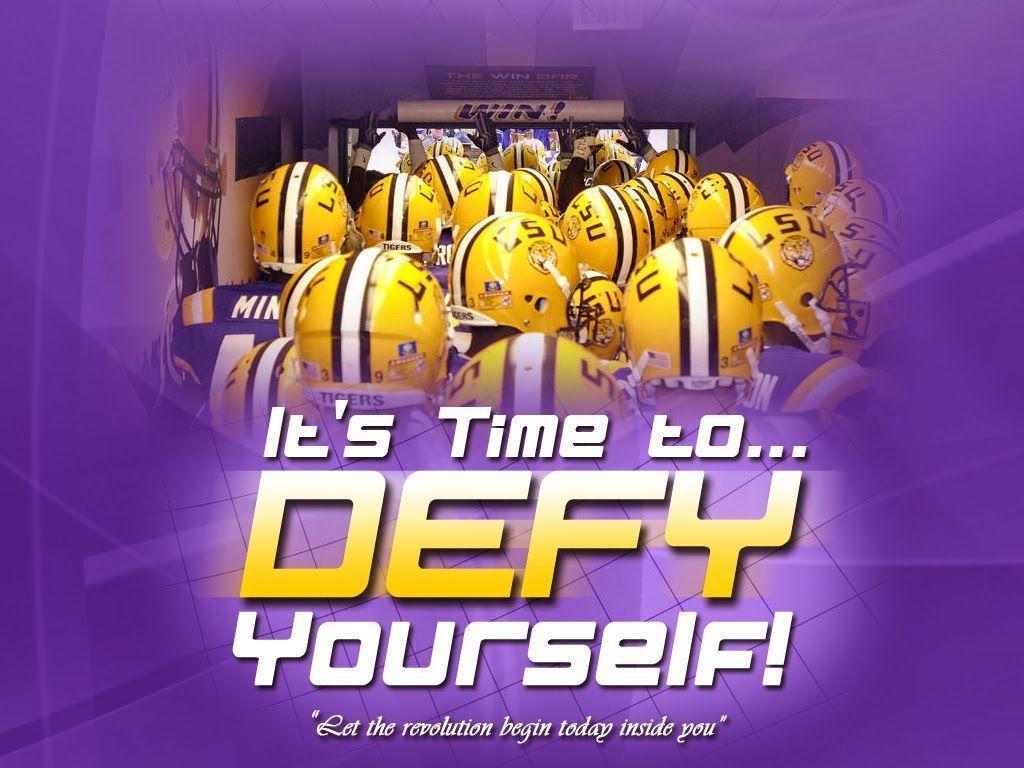 time to defy lsu football wallpapers hd