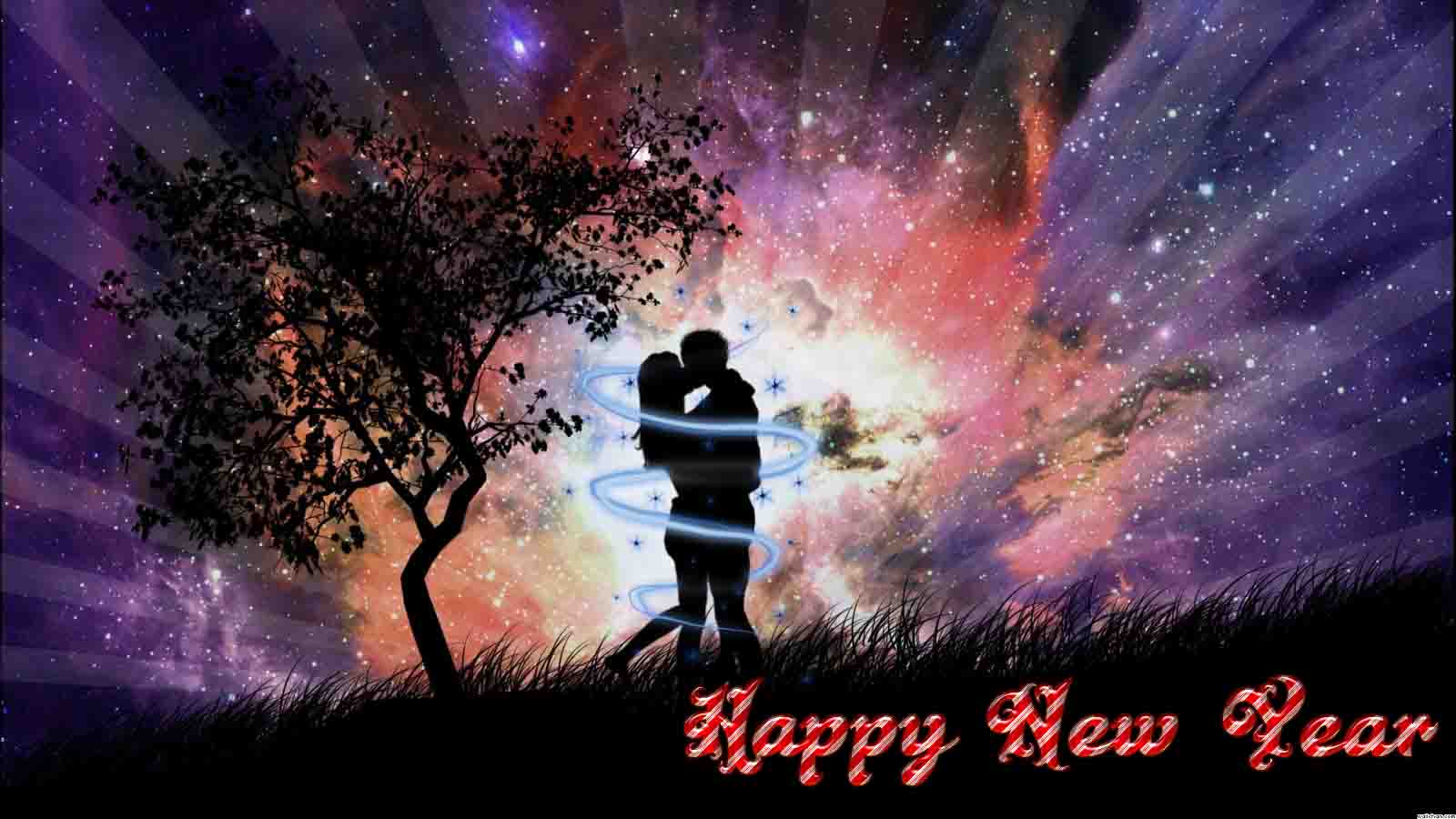 Romantic Happy new year - wallpaper. New year Photo