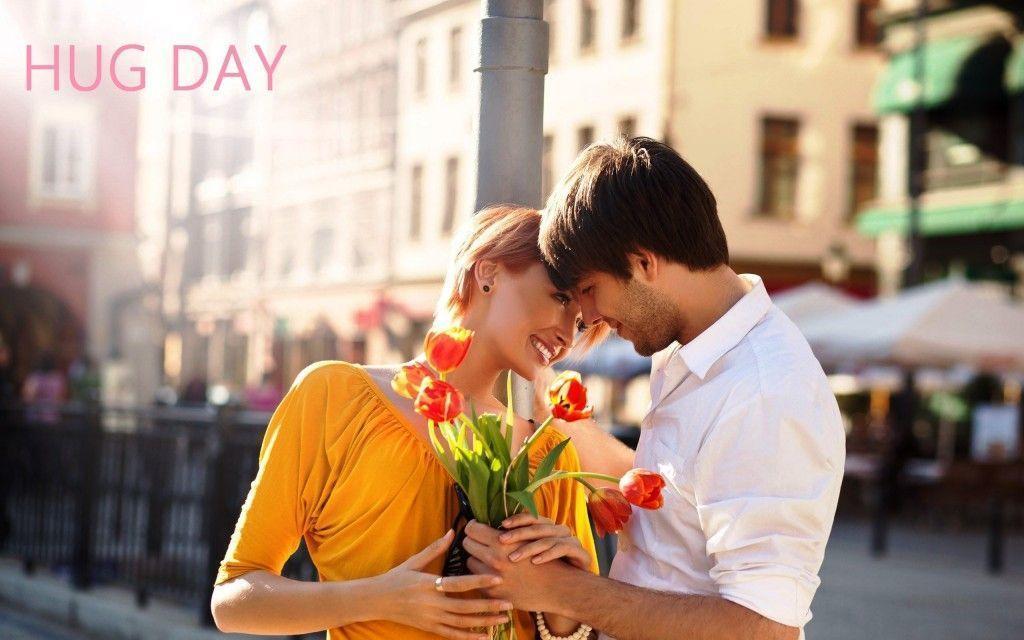 Happy Hug Day 2016 Latest SMS Wallpaper For Love. SMS Wallpaper