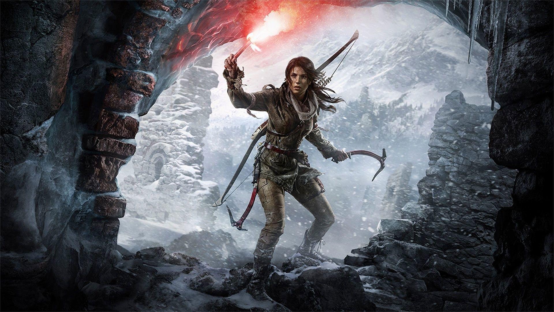 iphone xs rise of the tomb raider wallpapers