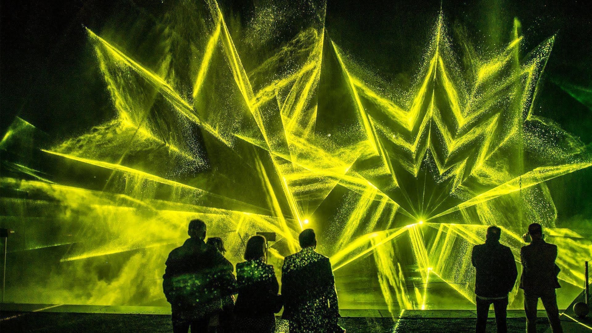 Autostadt 2014 Coldplay Lasershow tarm Showlaser GmbH