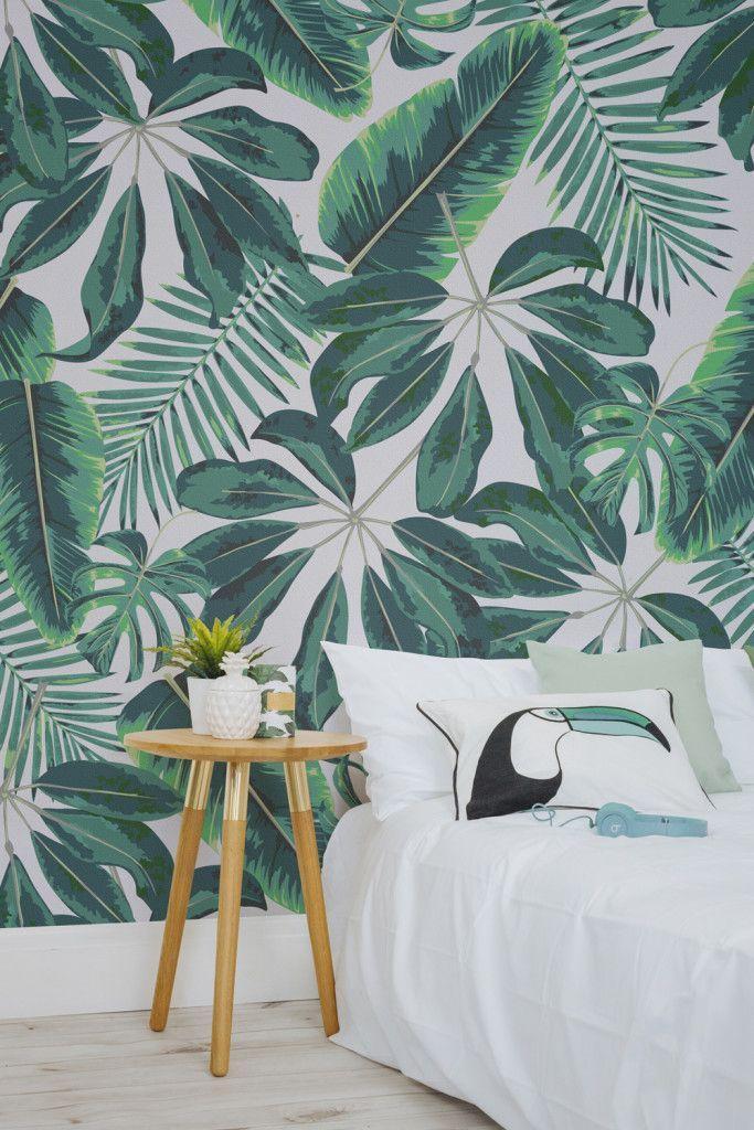 Wallpaper Love: Tropical Wallpaper Murals. The English Room