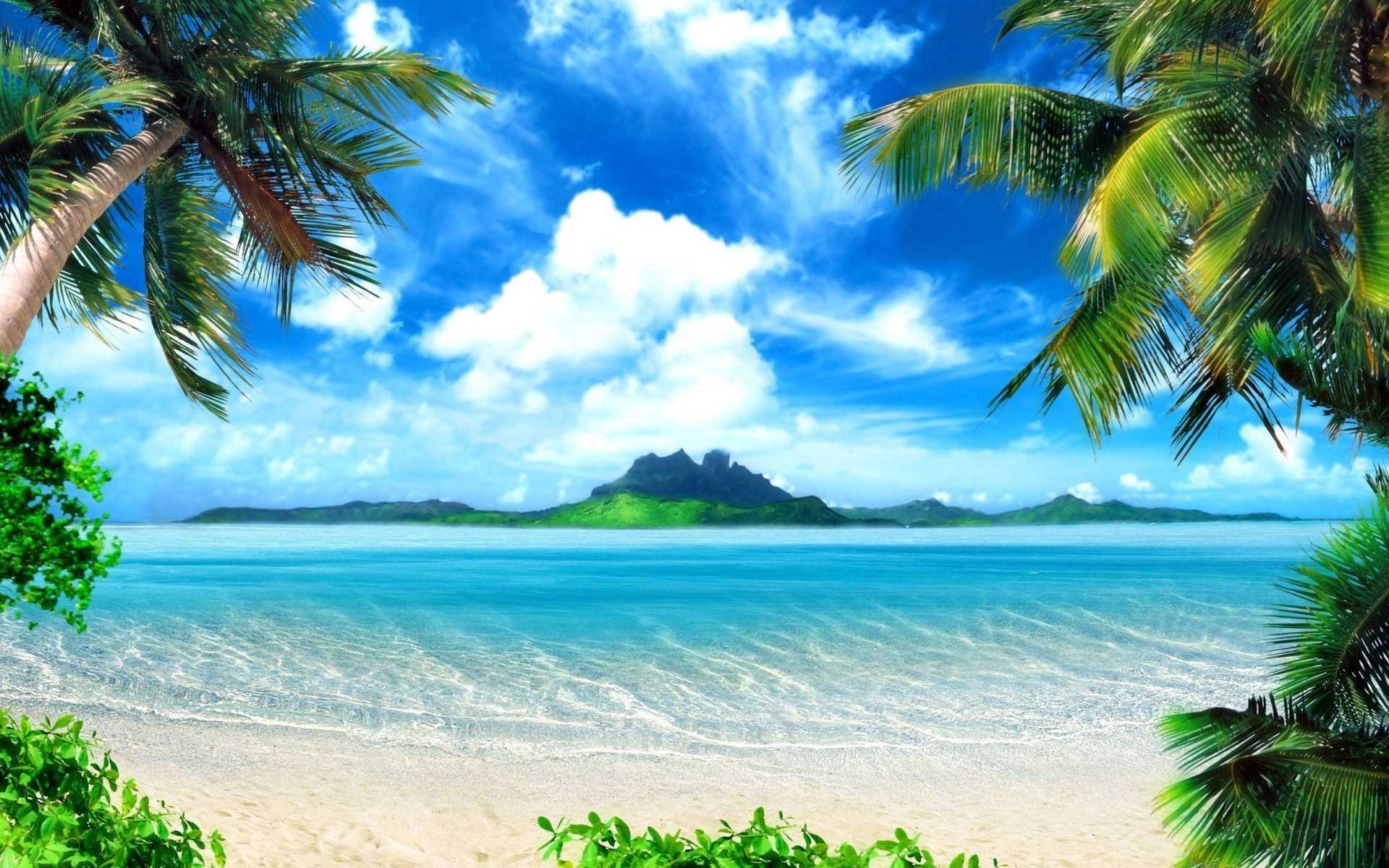 Tropical Beach Landscape Wallpaper HD Best Collection