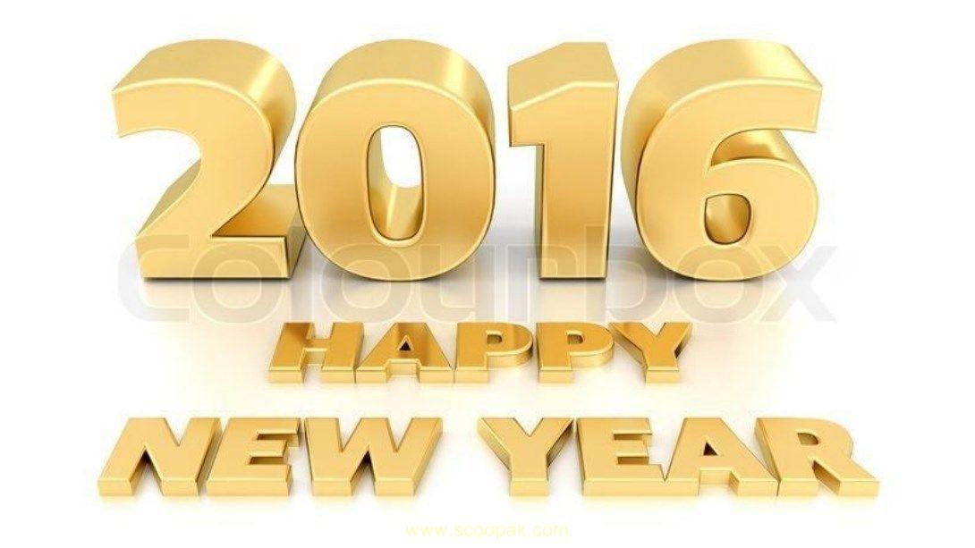 Happy New Year 2016 HD Wallpaper