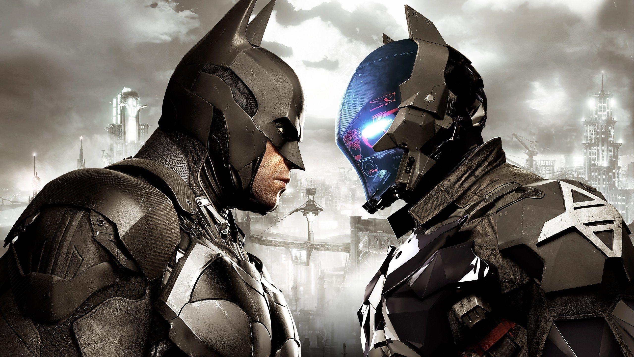 Batman Arkham Knight Pc Game Poster Batman Azrael Mask Desktop