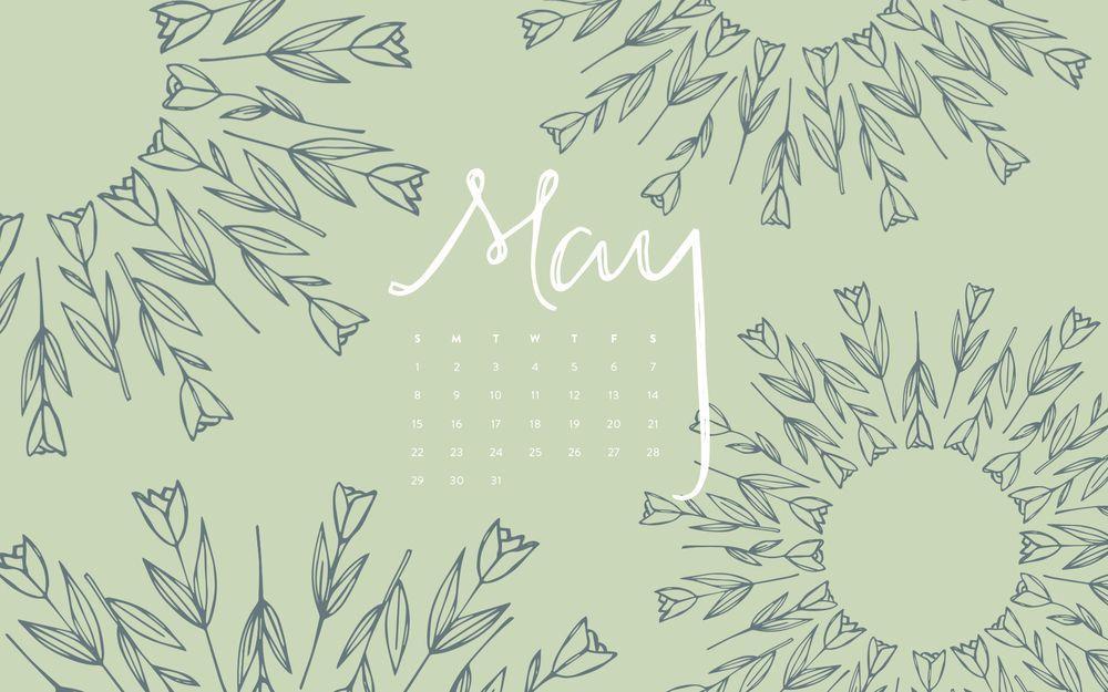 Desktop Wallpaper: May 2016 Calendar