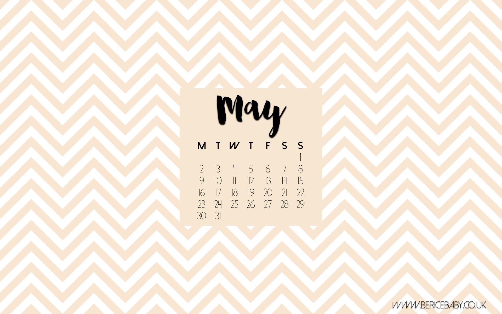 Free Desktop Calendar MAY 2016 Baby. London Lifestyle Blog