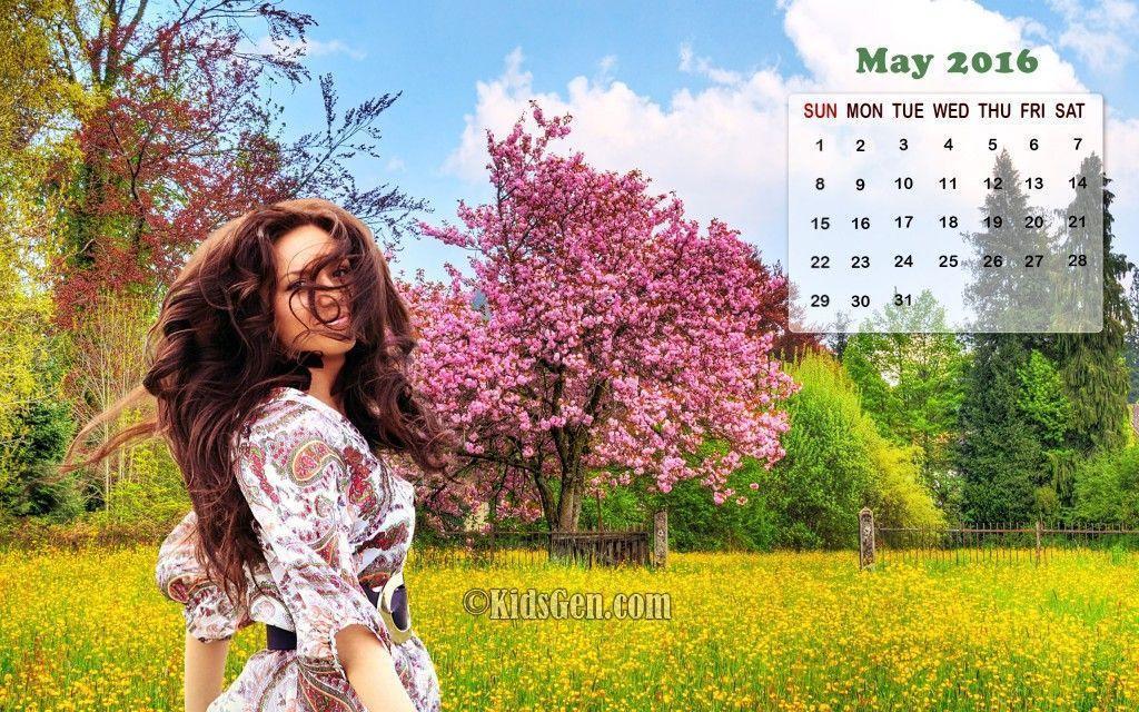 Kidsgen: Monthwise Calender Wallpaper 2016